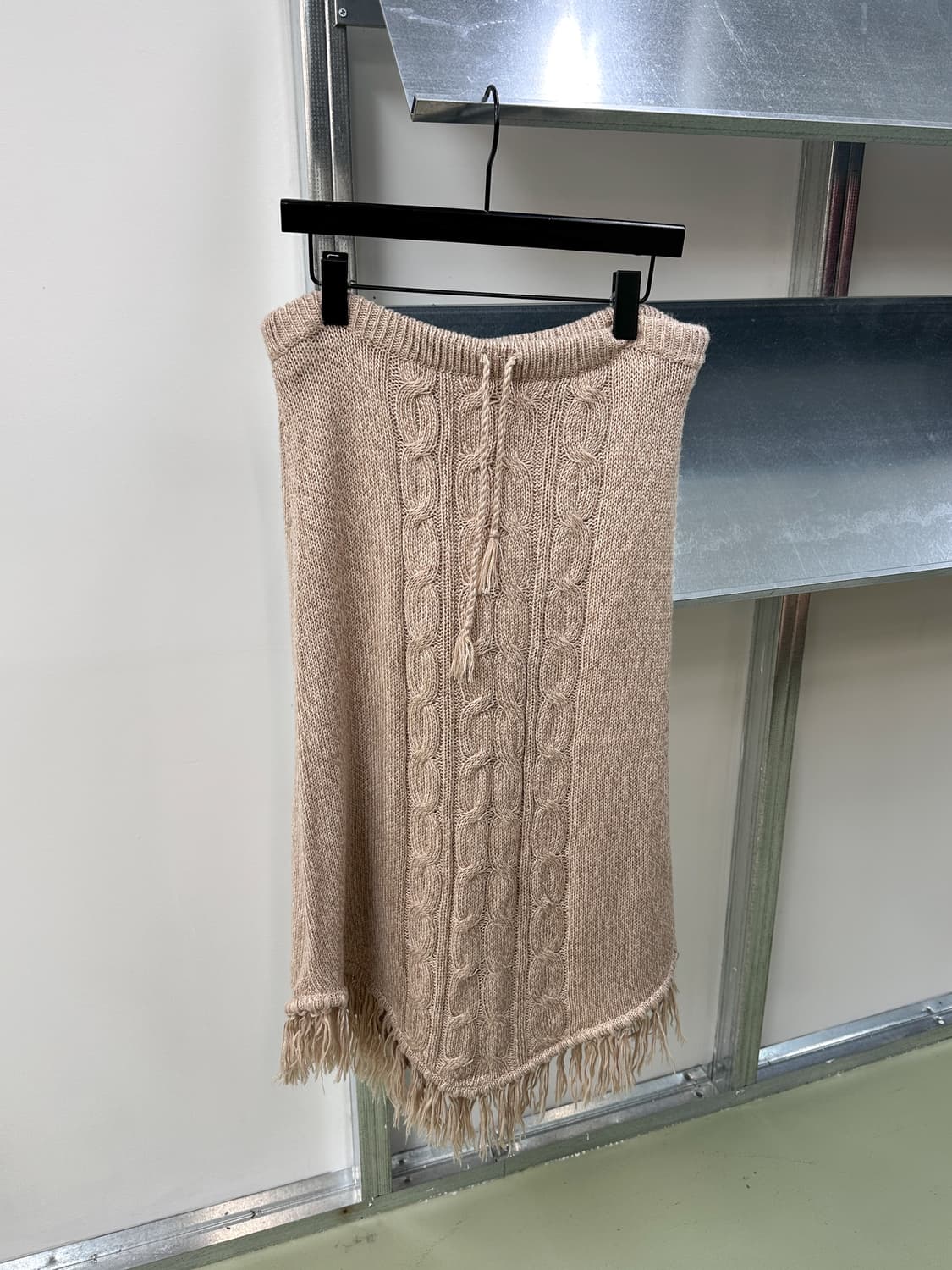 cable v knit skirt 상품이미지2