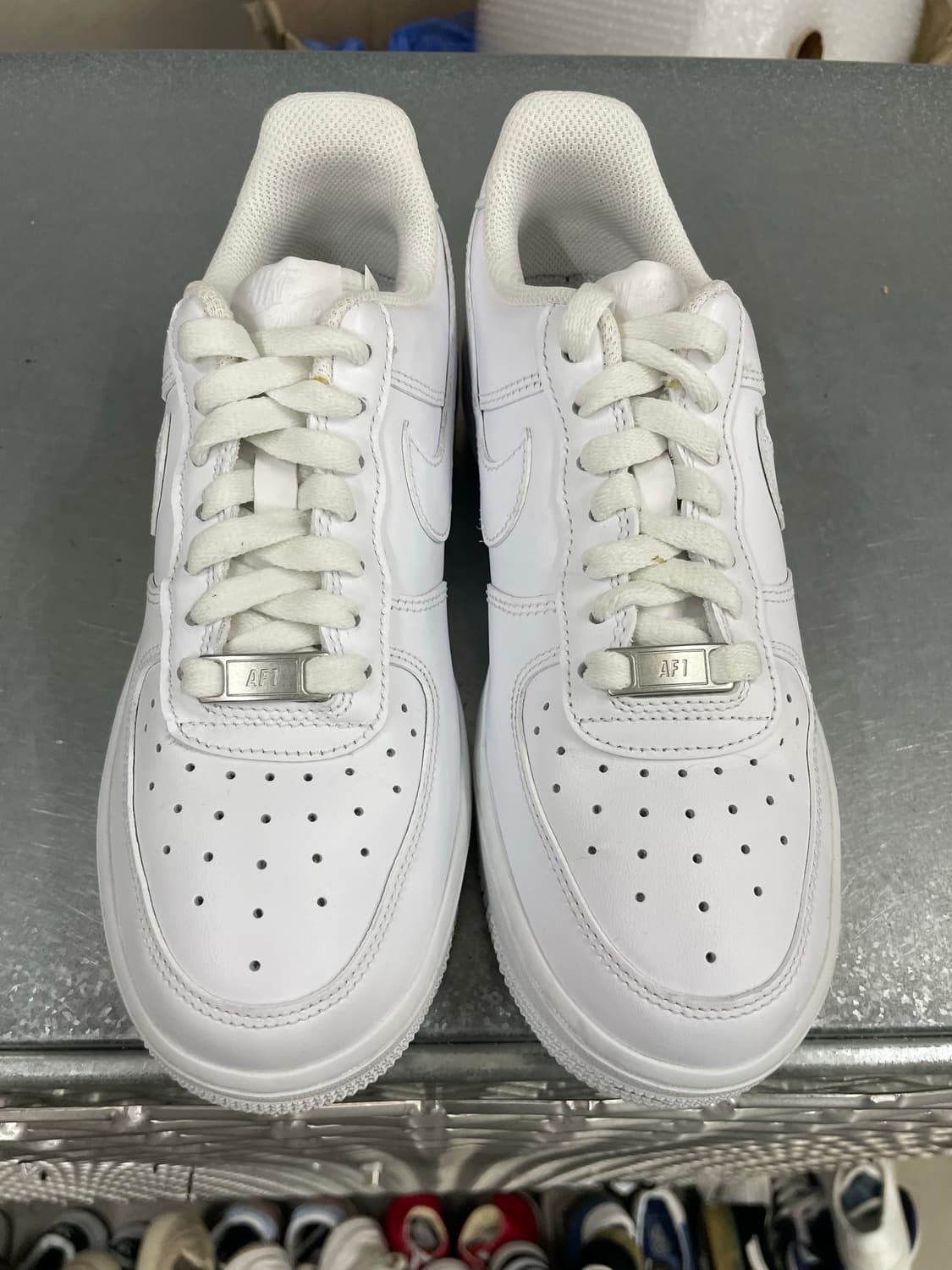 나이키 에어포스1 트리플 화이트 235 (gr-4373) 상품이미지5