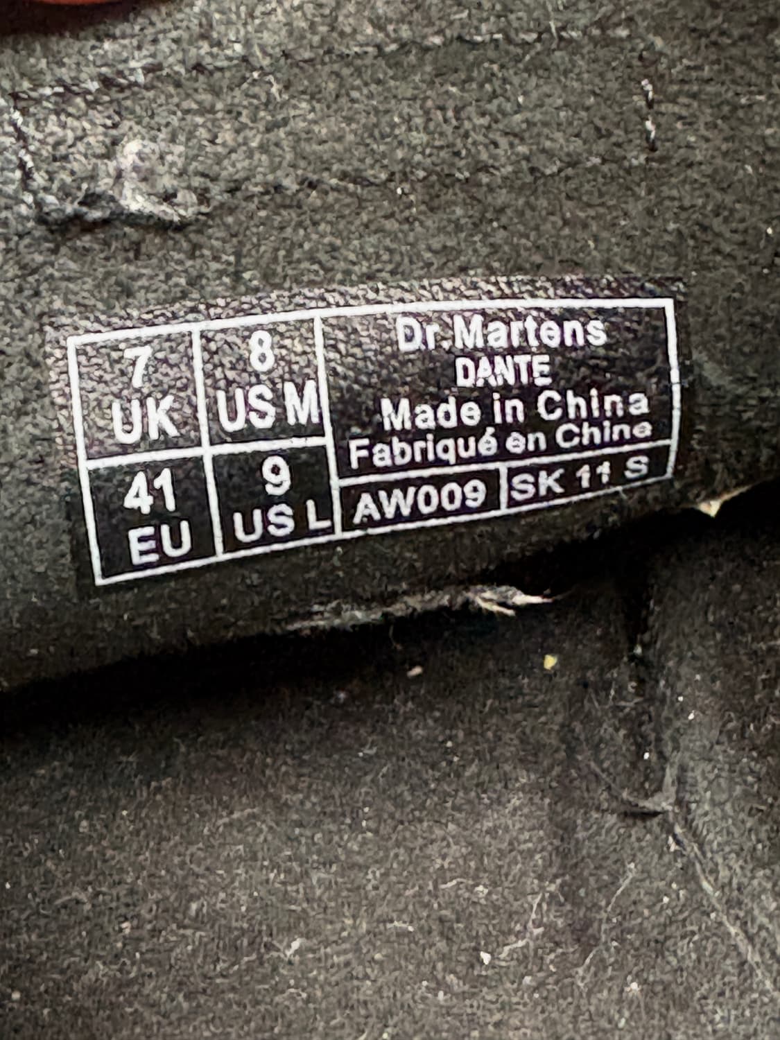 닥터마틴 단테 블랙 가죽 스니커즈 3222 상품이미지6