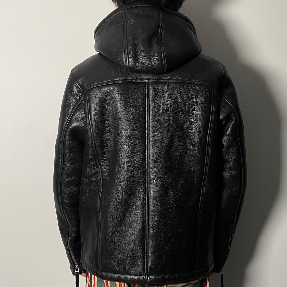 아워레가시 후드 시어링 무스탕 자켓 (on.02)   상품이미지3