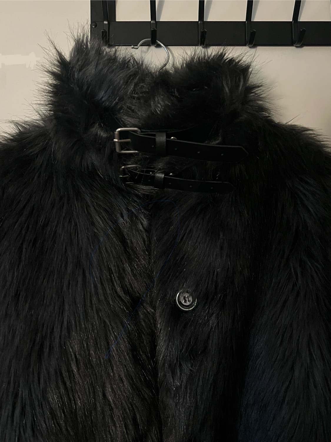 Highneck fur jacket 상품이미지2