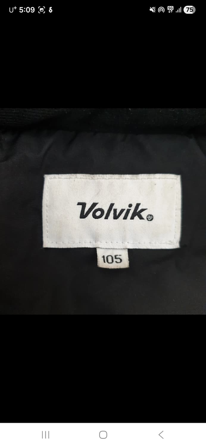 볼빅 남자 덕다운 패딩조끼.  싸이즈 100~105 상품이미지4