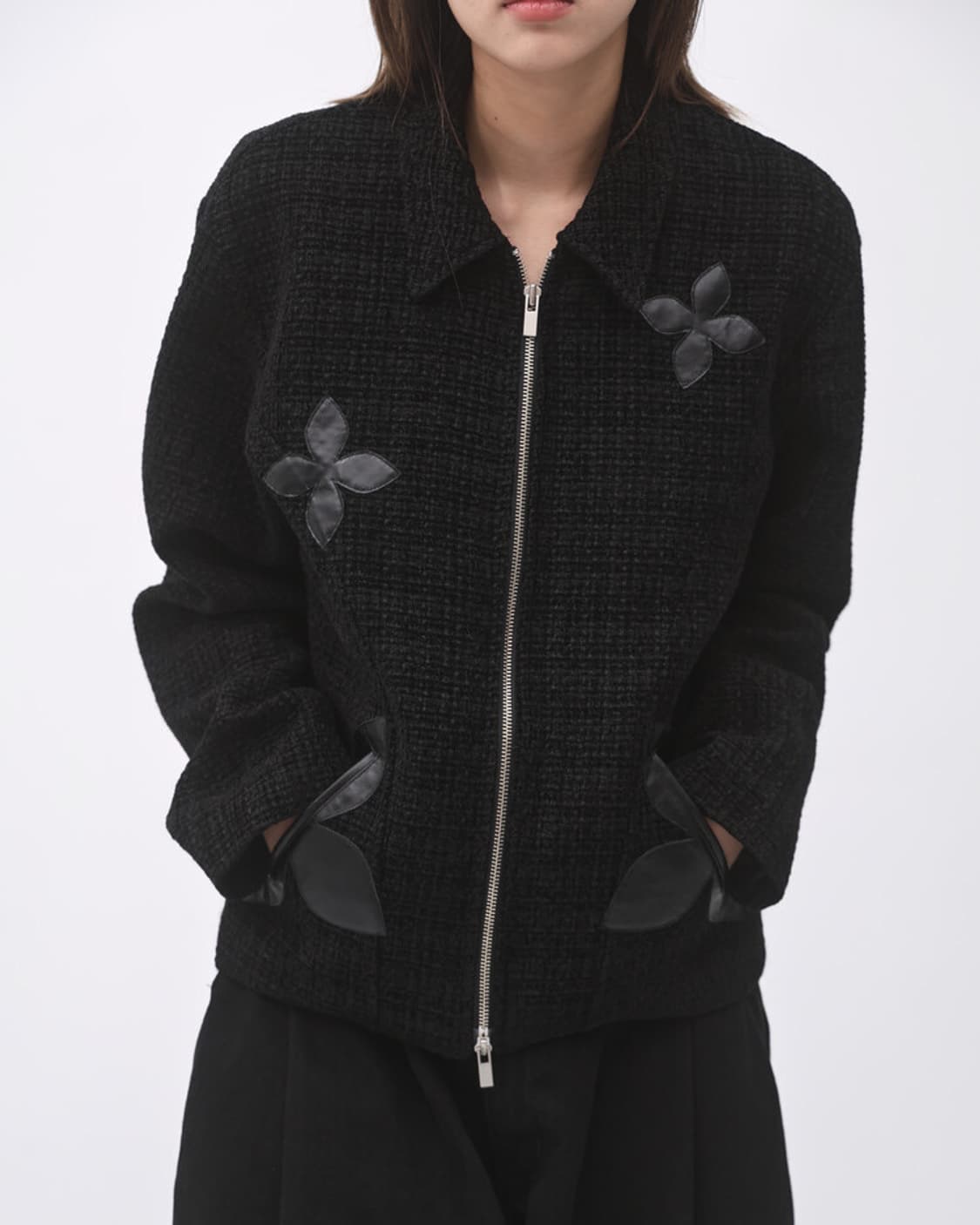 음양 eyc 낙화 트위드 자켓 상품이미지4