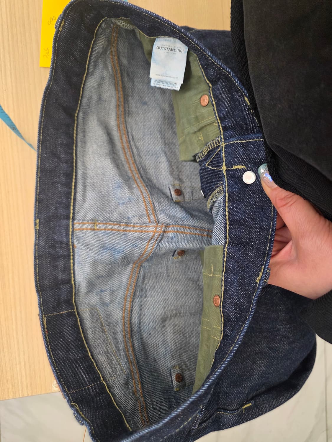 아웃스탠딩 셀비지 데님 팬츠 30 상품이미지8