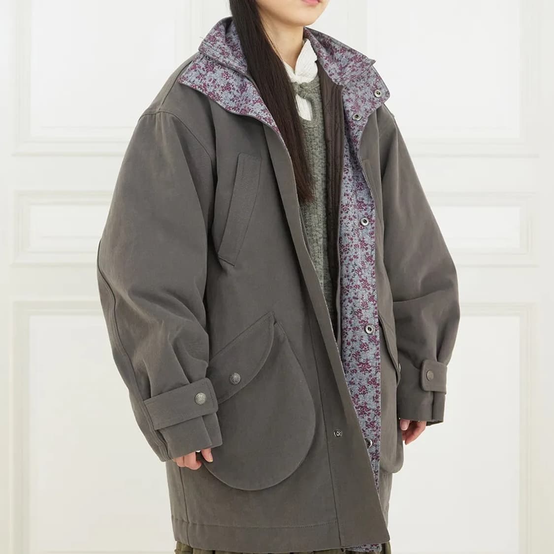 콜로신스 필드자켓 차콜 상품이미지2