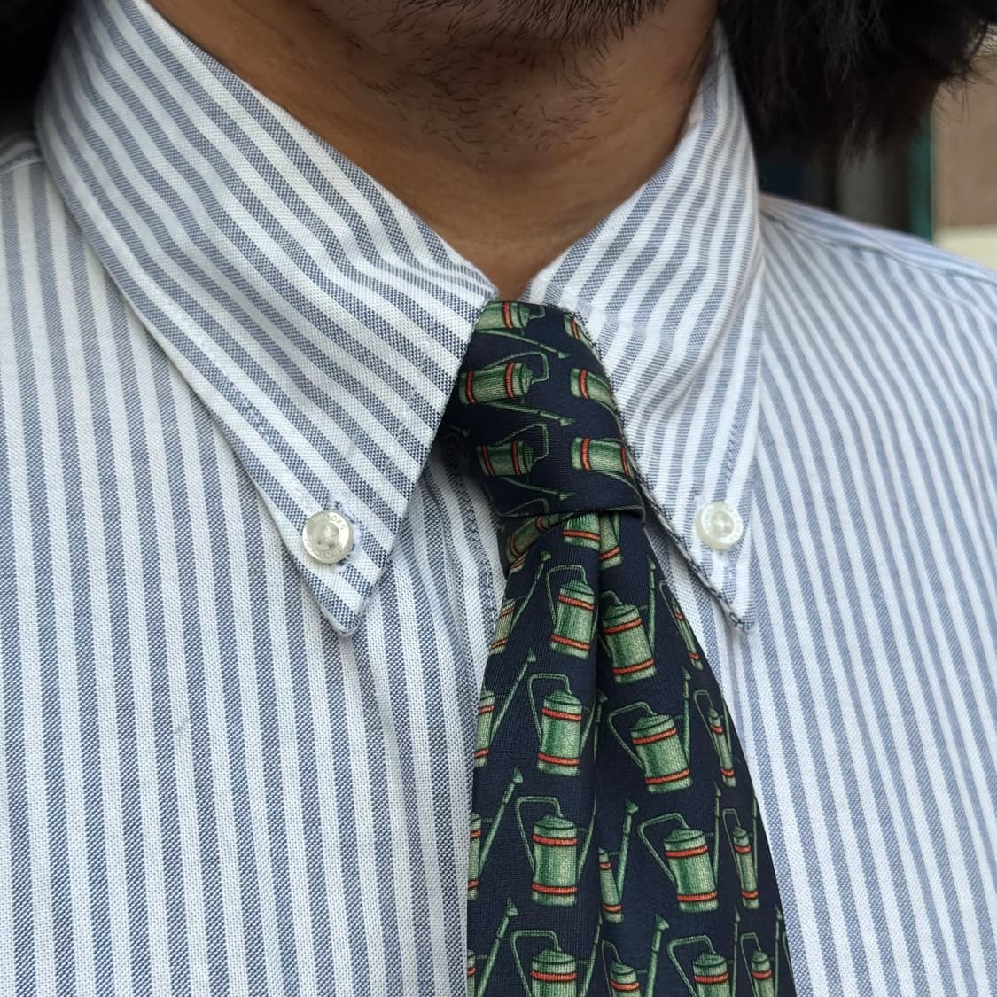 구찌 워터링 캔 실크타이 상품이미지7