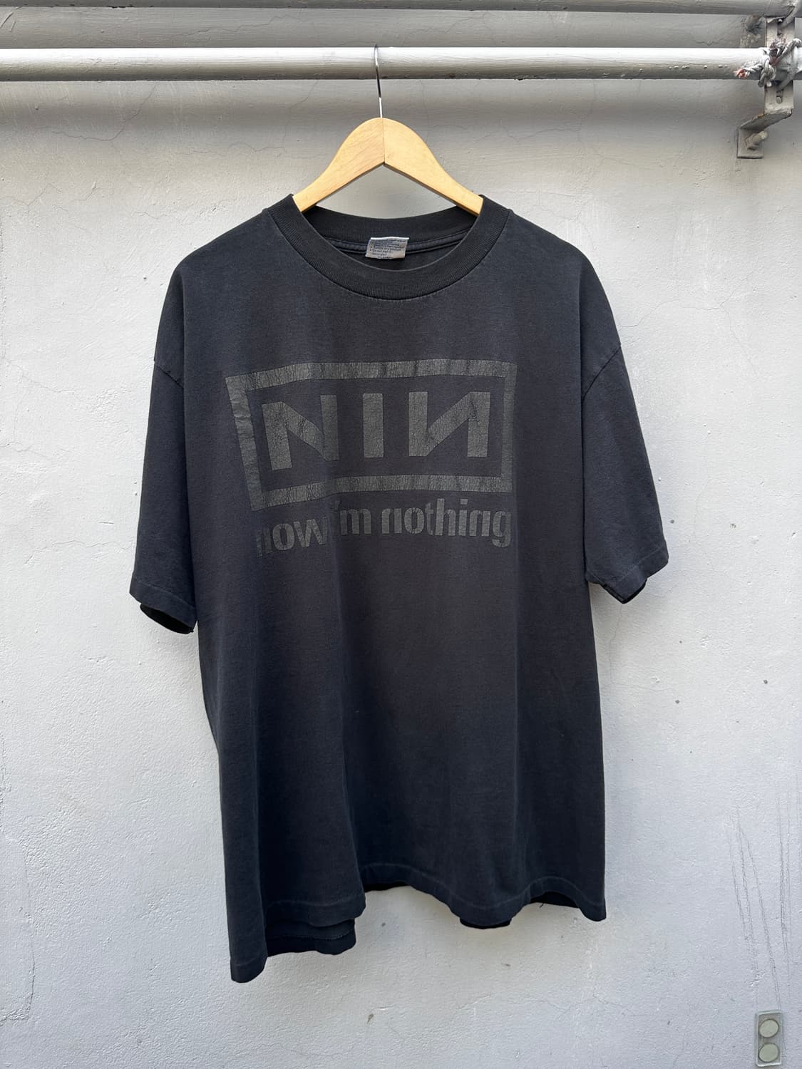 90s og 나인인치네일스 nothing 밴드티 상품이미지3