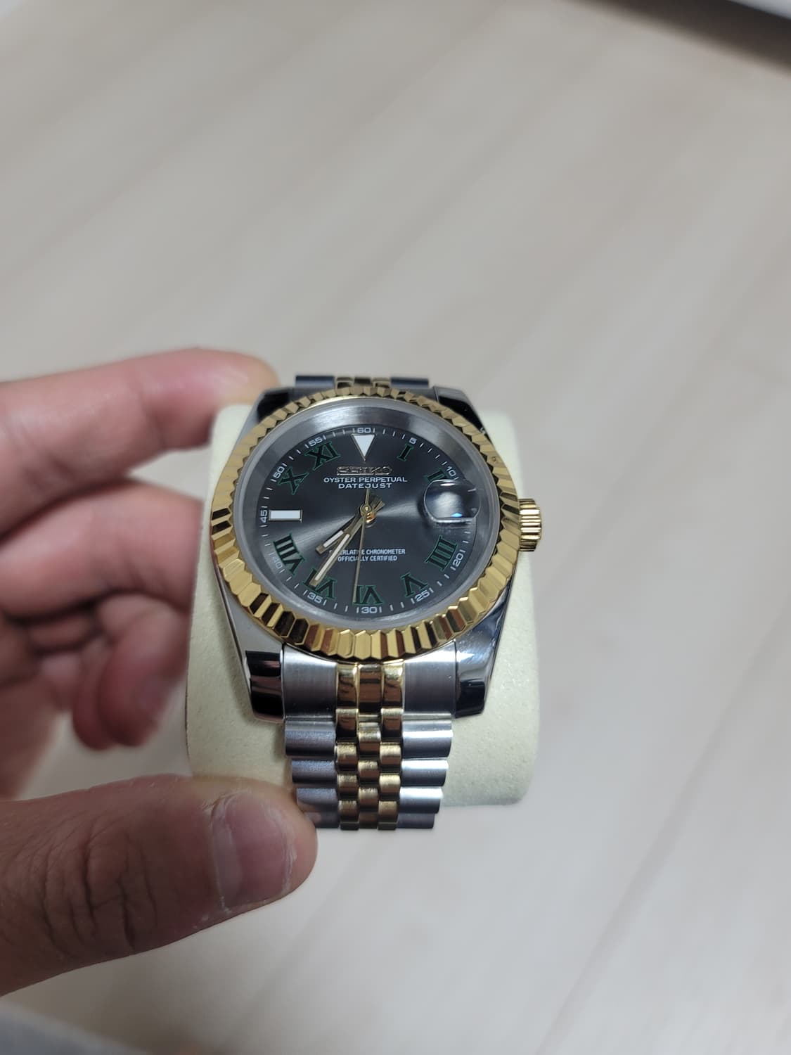 세이코 윔블던 mod 콤비 39mm 상품이미지3