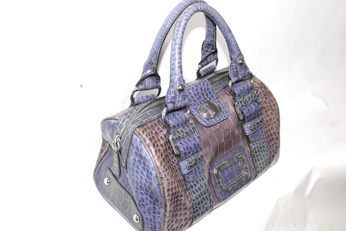 2000s Y2K GUESS 멀티믹스레더 토트백  상품이미지3
