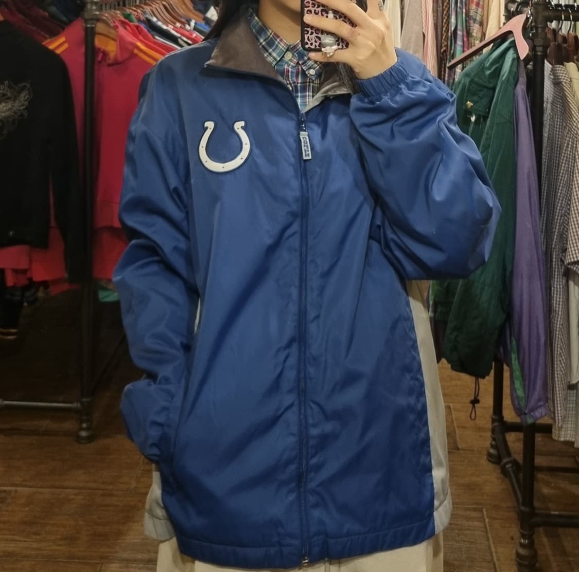 [Hi] NFL 바람막이 블루 상품이미지1