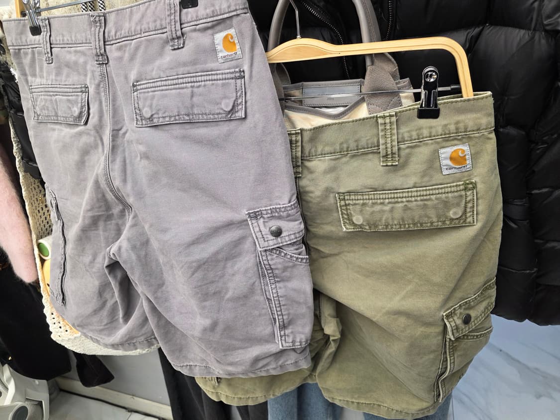 칼하트 카고 반바지 relaxed fit 34 그레이 상품이미지1