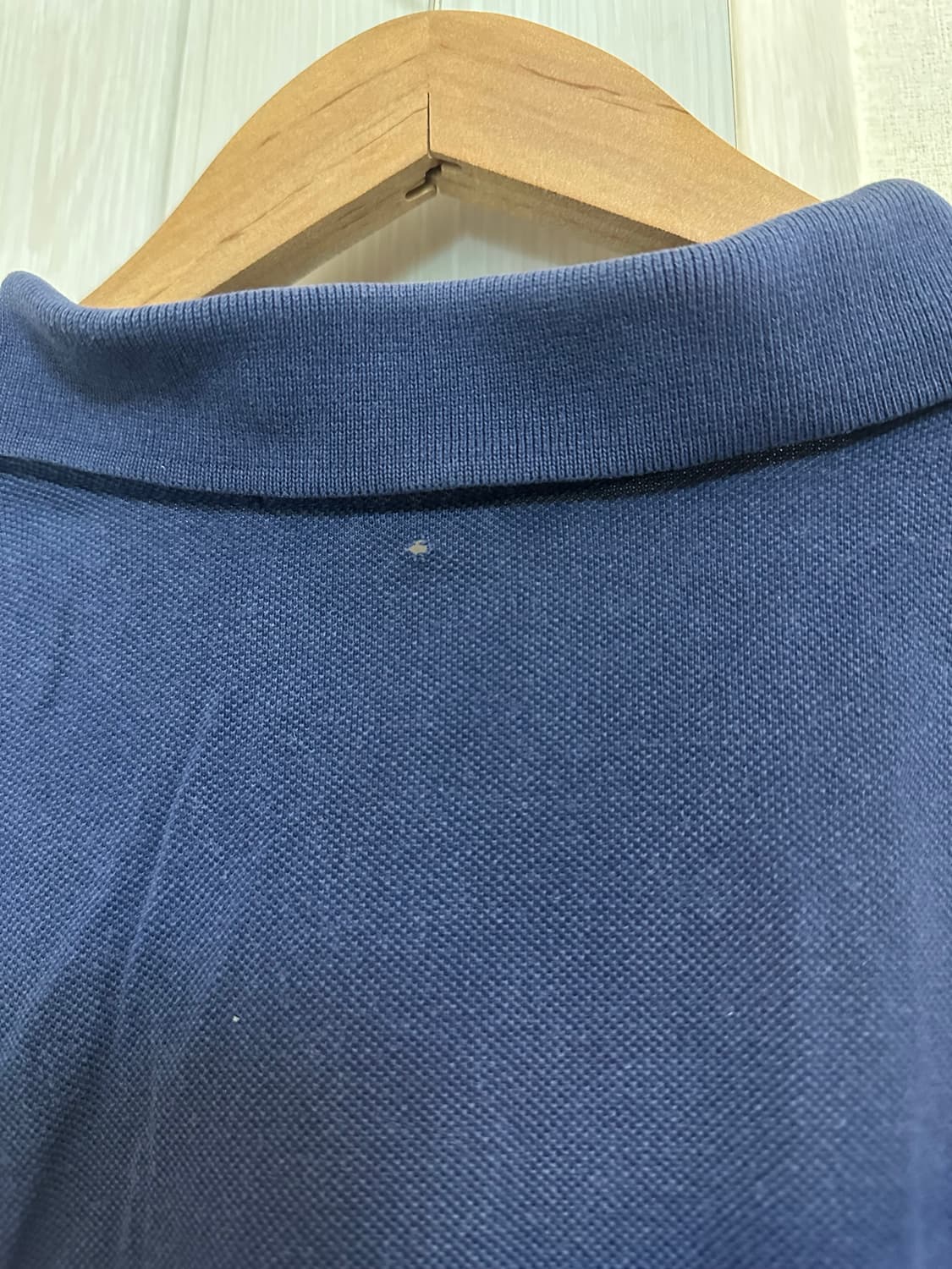 90s polo pk shirt navy L 상품이미지3