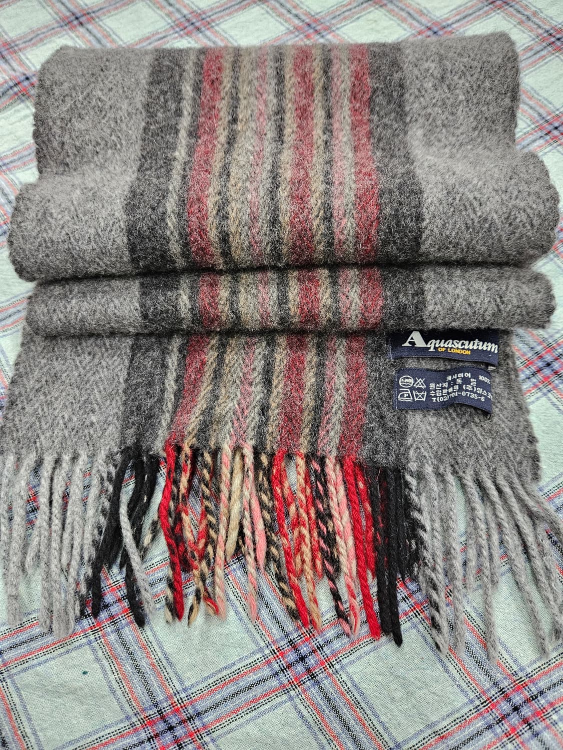 아쿠아스큐텀 캐시미어 100% 머플러  상품이미지2