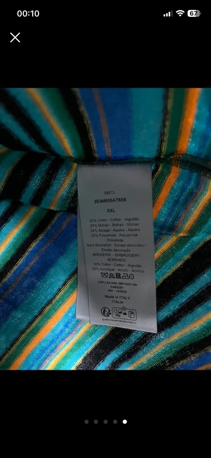 디올 데님 티어스 알파카 롱 슬리브  상품이미지5