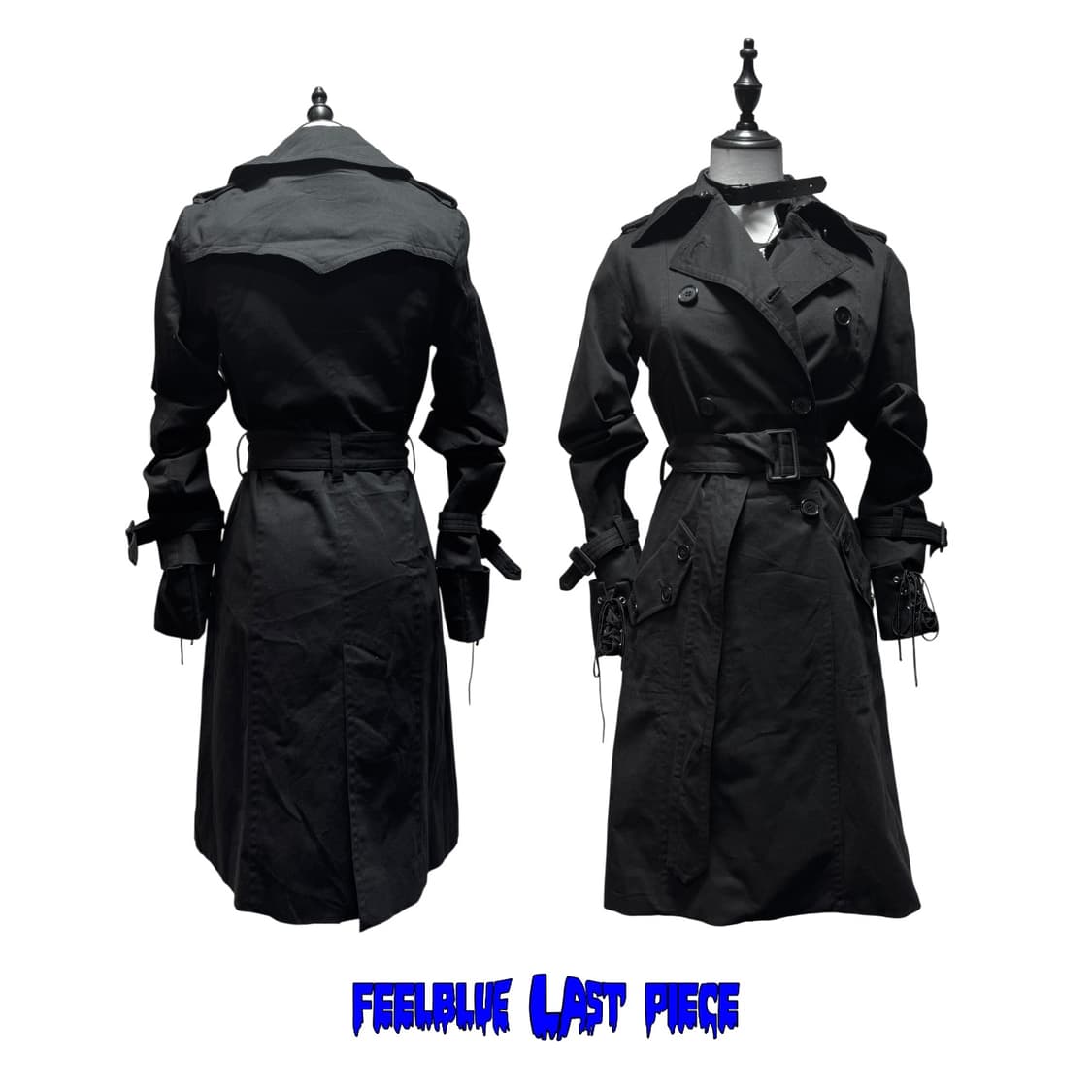 Belted Gothic Trench Coat 상품이미지5