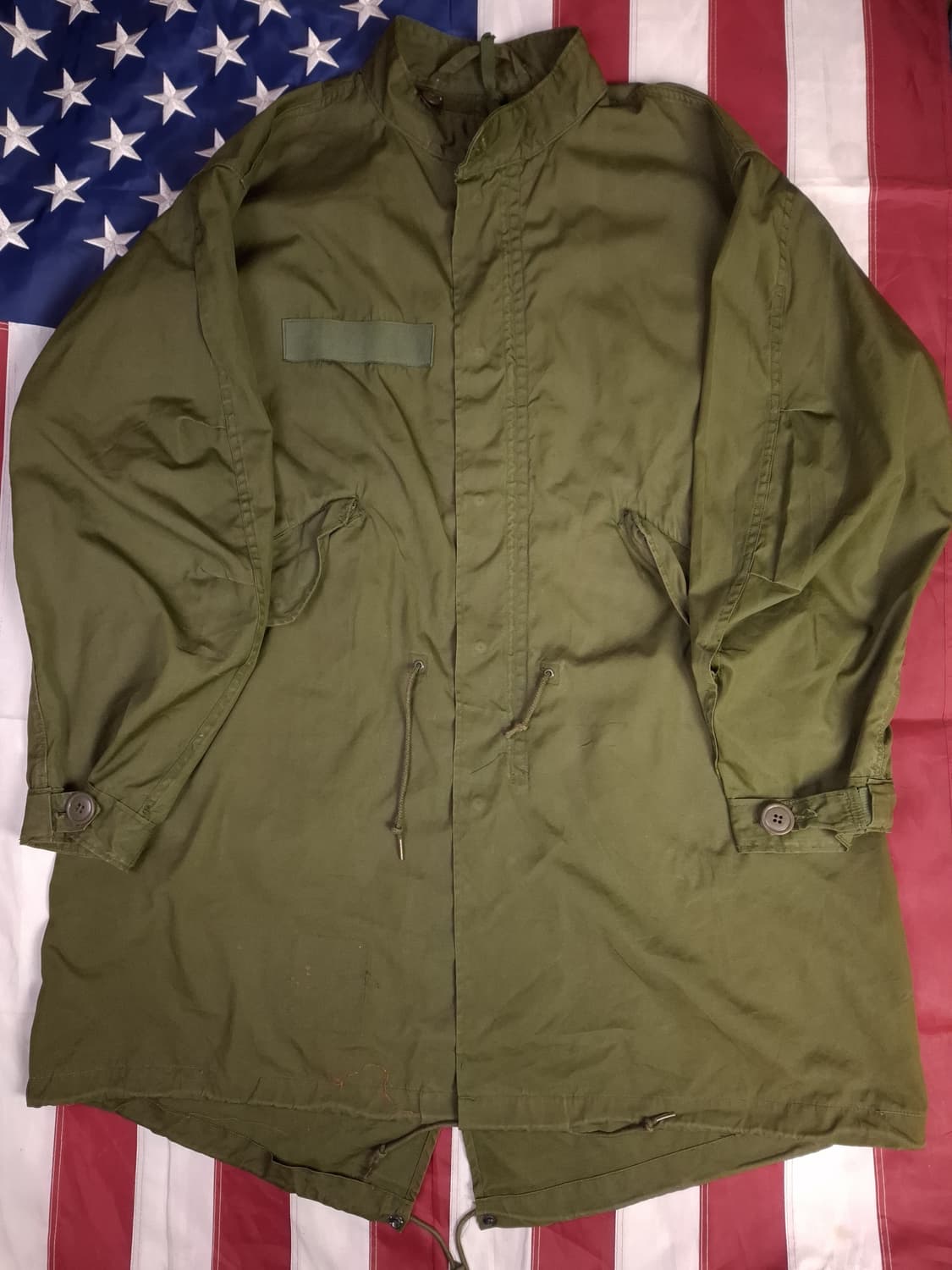 오리지날 미군 M-65 피쉬테일 개파카 미듐사이즈 상품이미지5