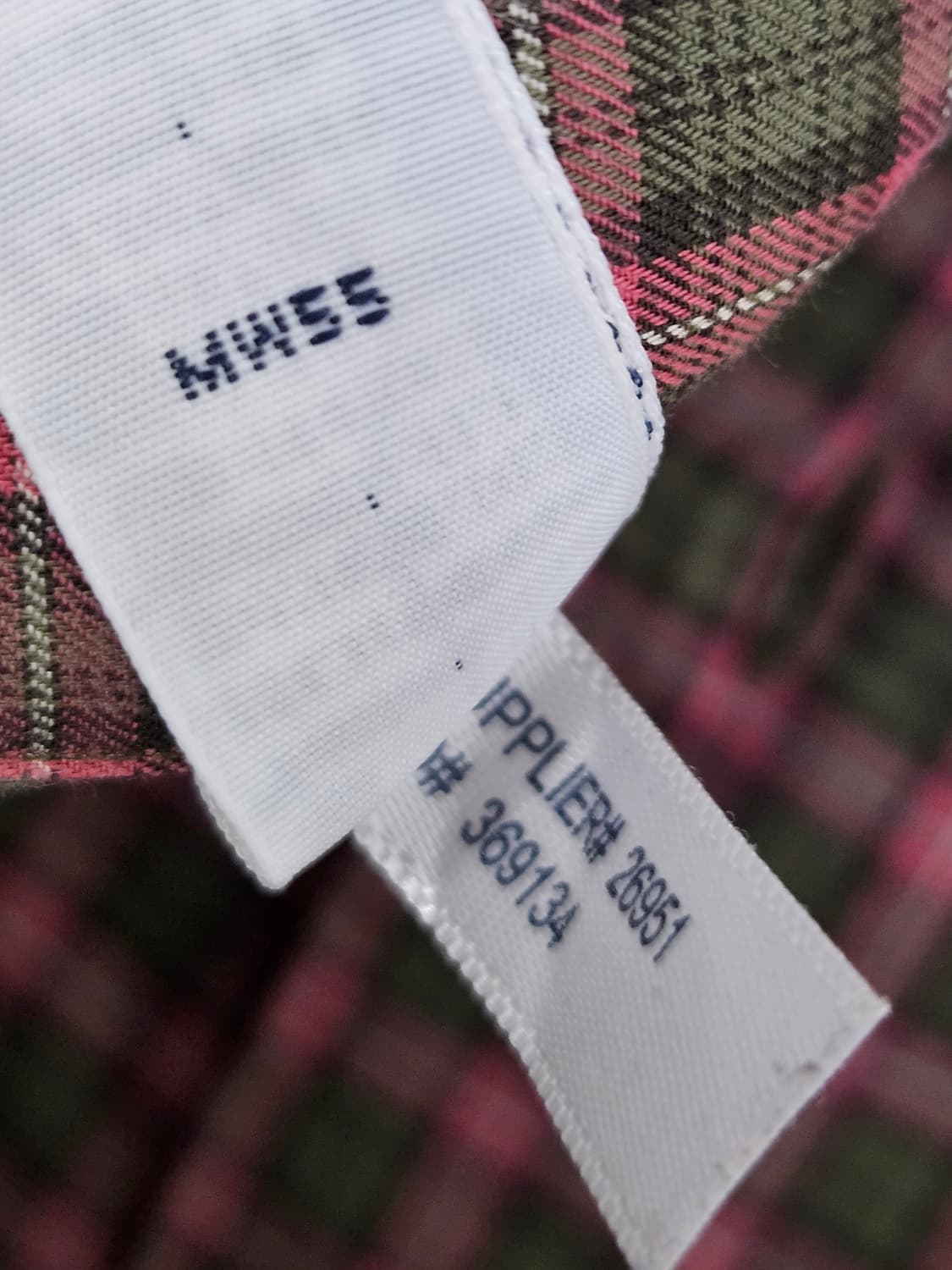 폴로 랄프로렌 빈티지체크 딸기말차 셔츠 코튼 M 상품이미지4