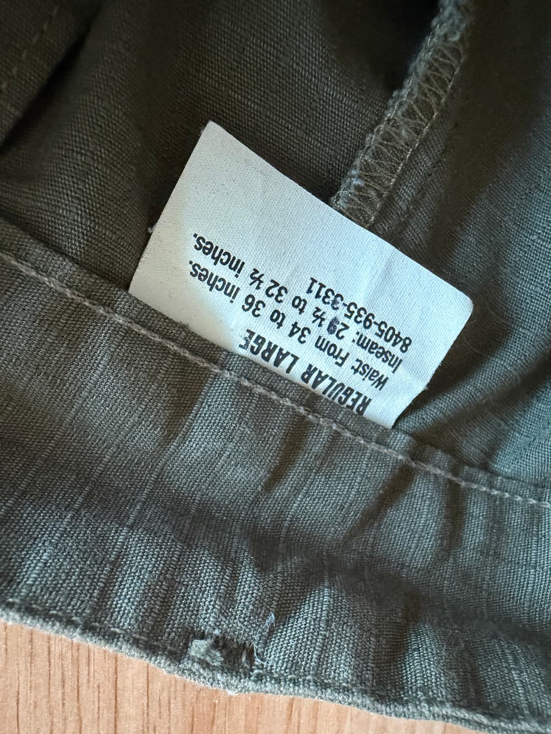 브론슨 논스톡 퍼티그 카고 트로피컬 컴뱃 팬츠 34~36 상품이미지7