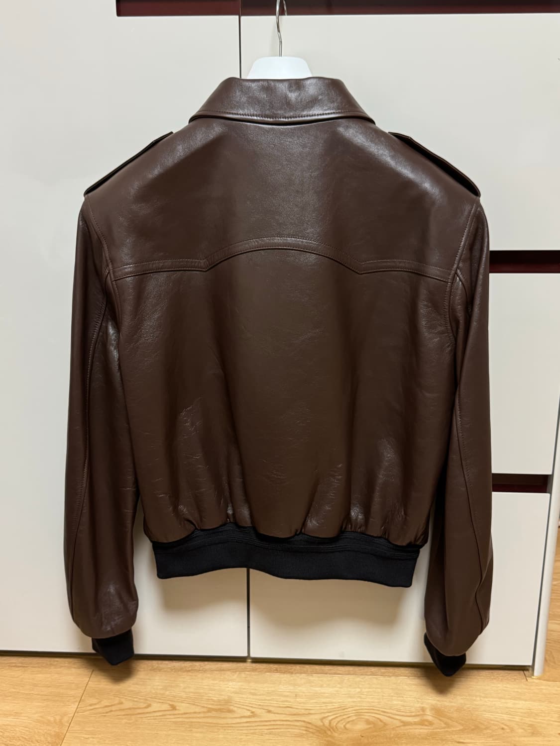 렉토 에폴렛 램스 레더 다크 브라운 S 상품이미지3