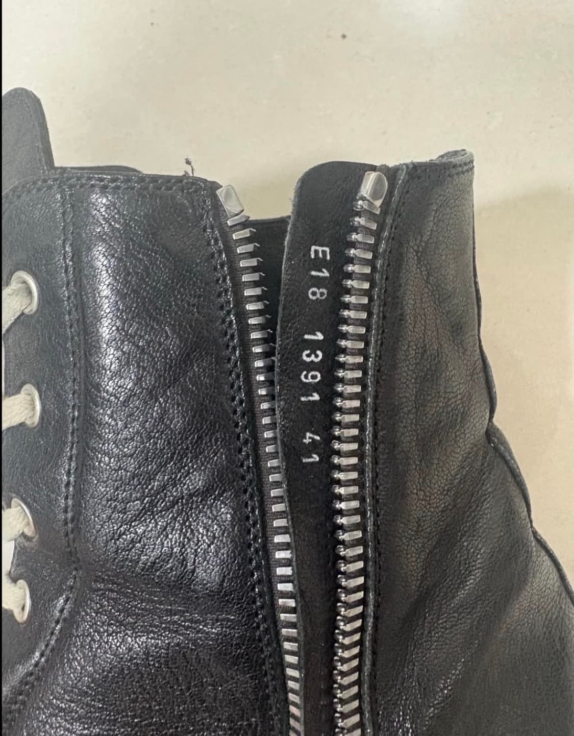 릭오웬스 라몬즈 레더 하이 상품이미지5