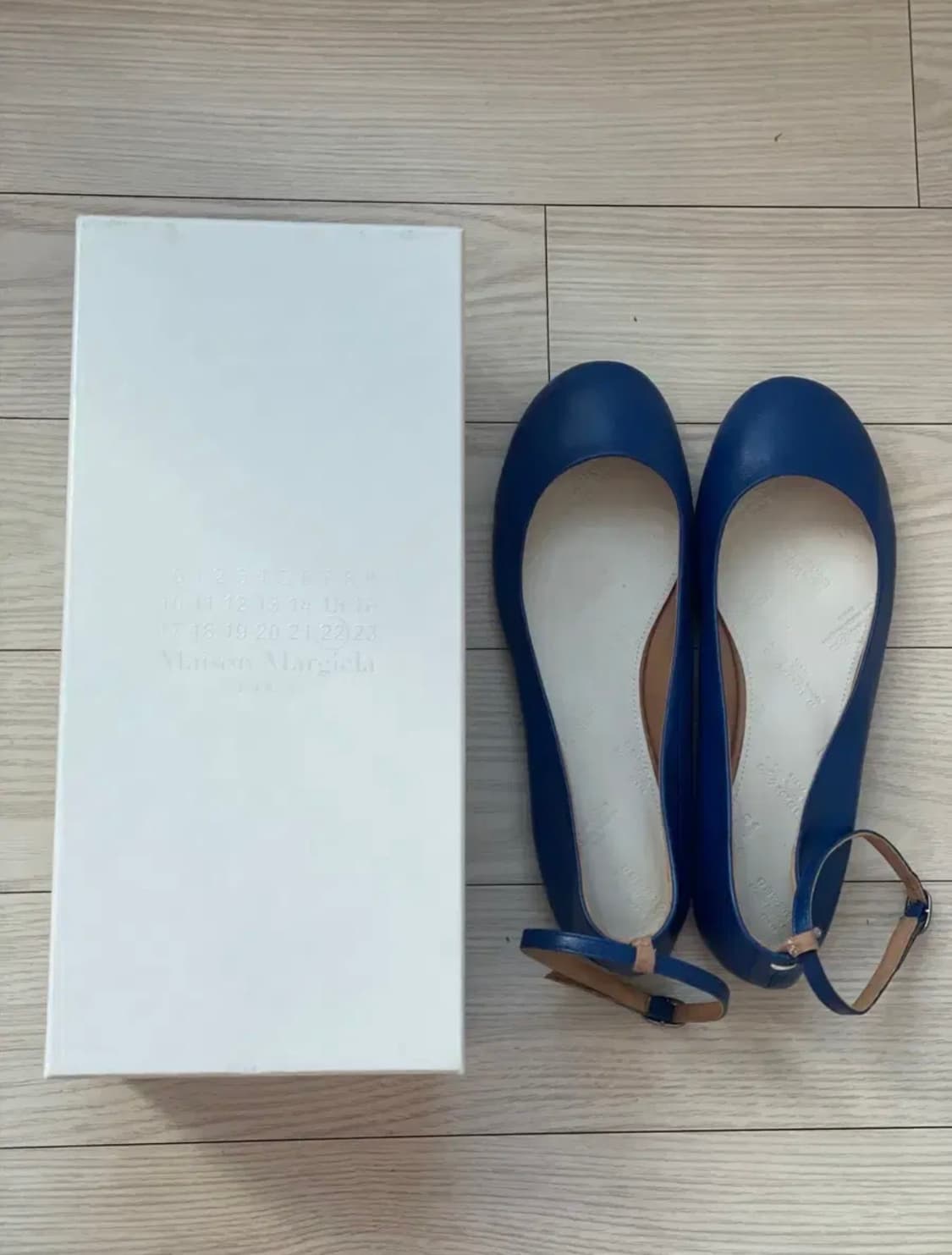 마르지엘라 블루 스트랩플랫슈즈 37 상품이미지6