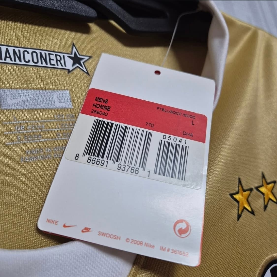 08/09 유벤투스 델피에로 L (긴팔/지급용) 상품이미지8