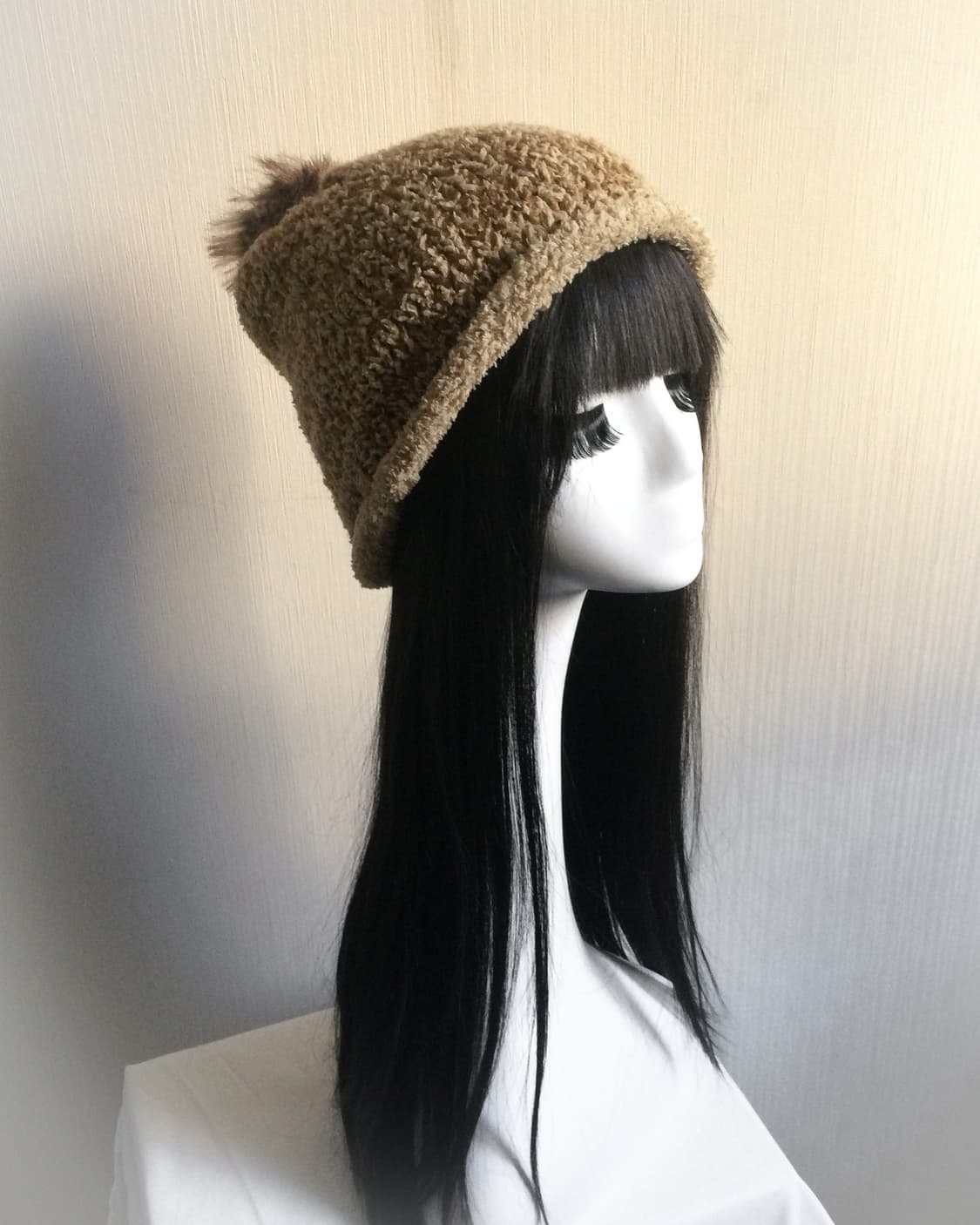 Pom knit beanie 상품이미지1