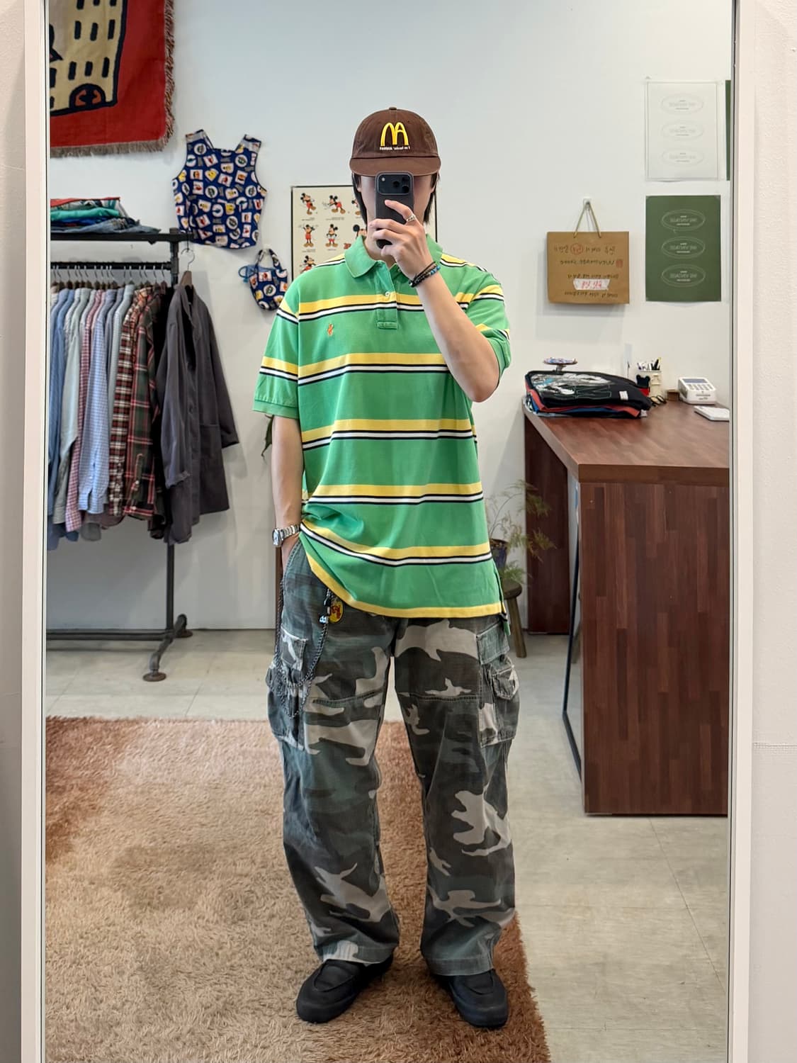 00s Polo RL 폴로 랄프로렌 스트라이프 pk 반팔 티셔츠 상품이미지2