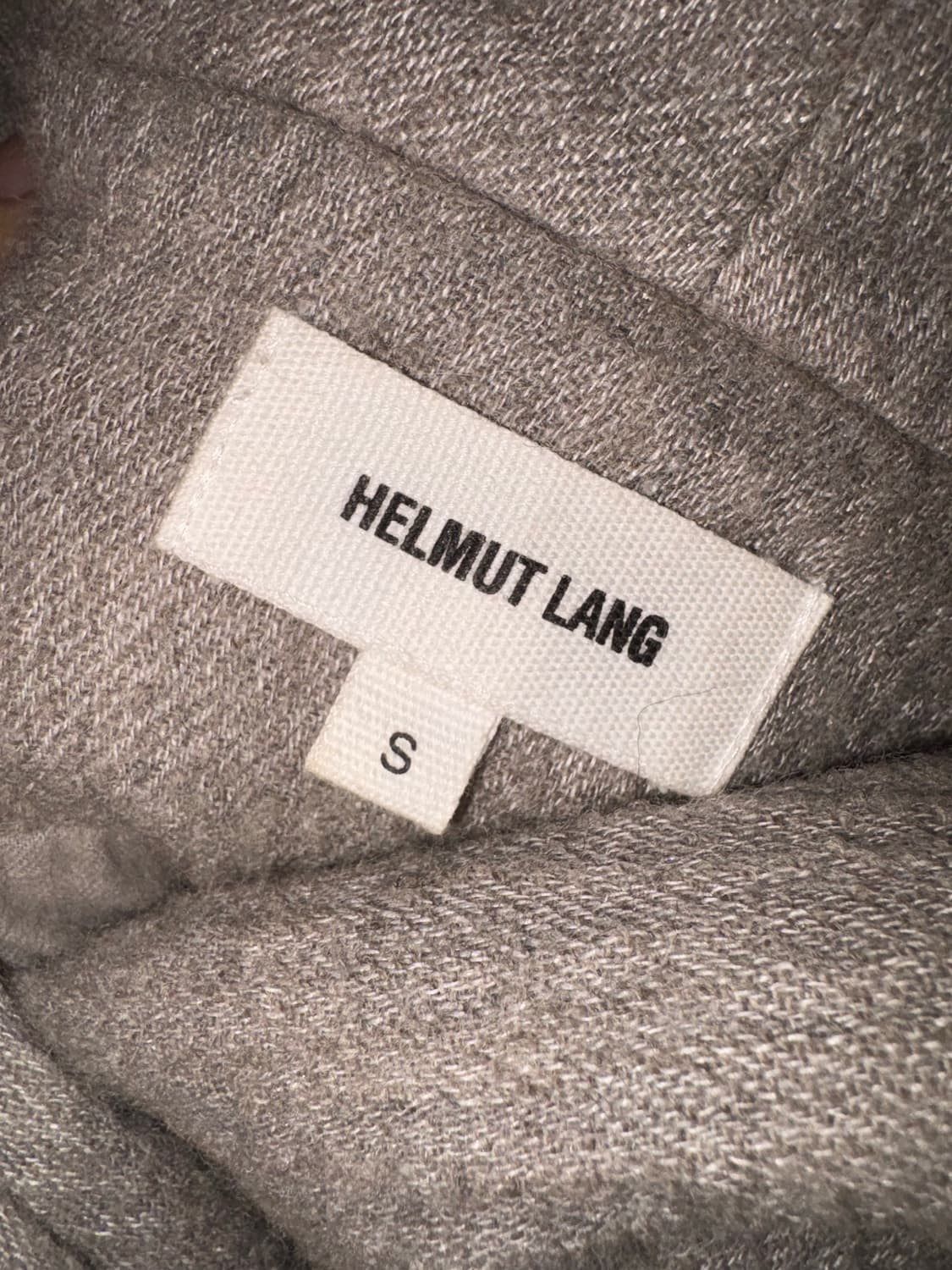 AW12 Helmutlang Willowed Felt Wool Coat 상품이미지4
