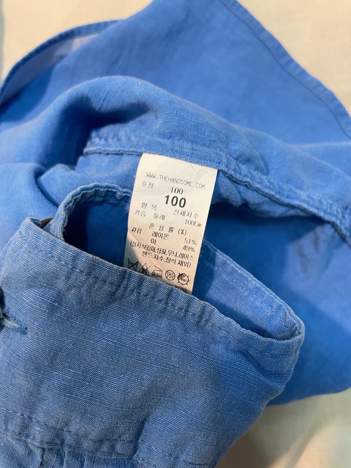 TIME 타임 린넨 셔츠 상품이미지5