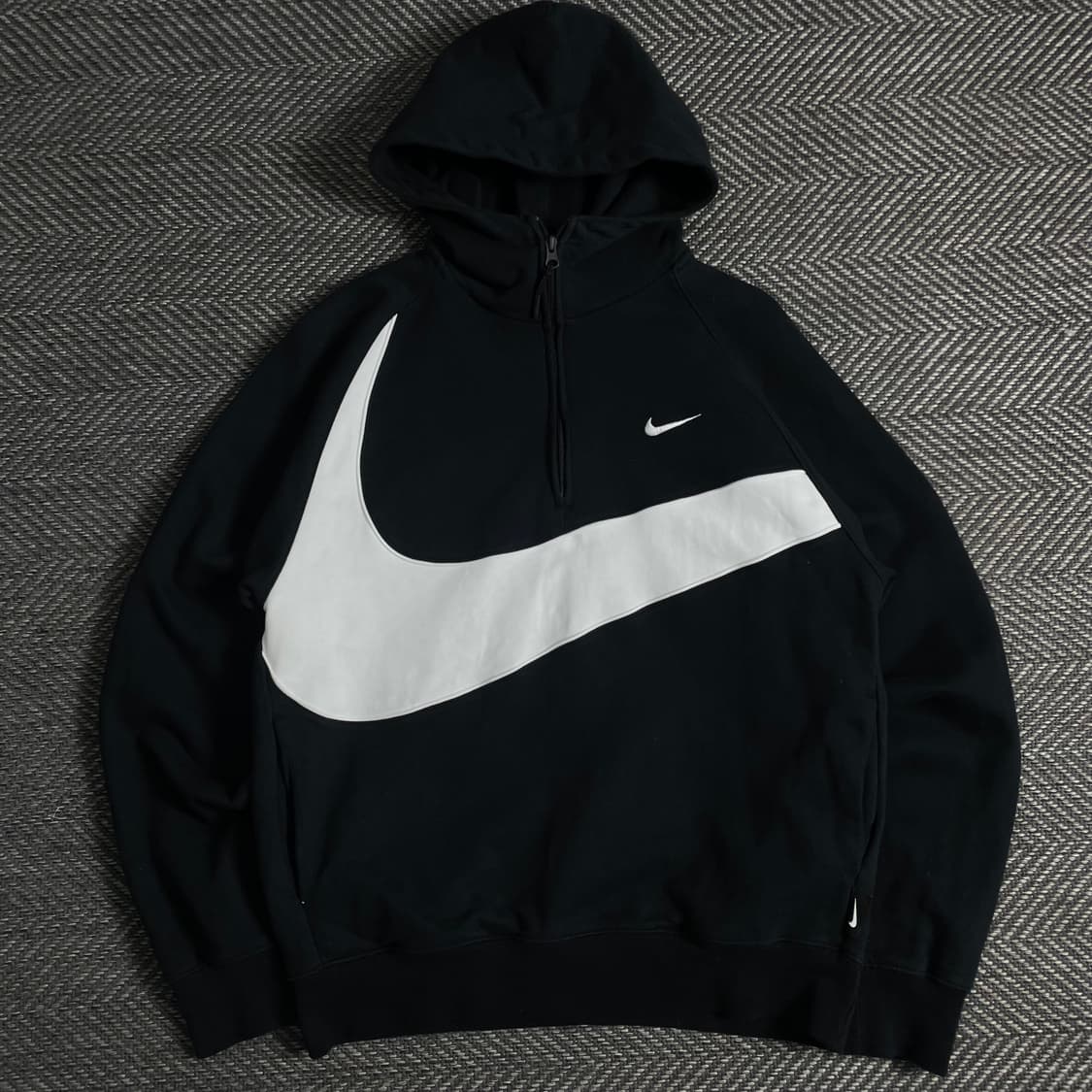 나이키 빅스우시 로고 하프 집업 후드 티셔츠y 3682 상품이미지2