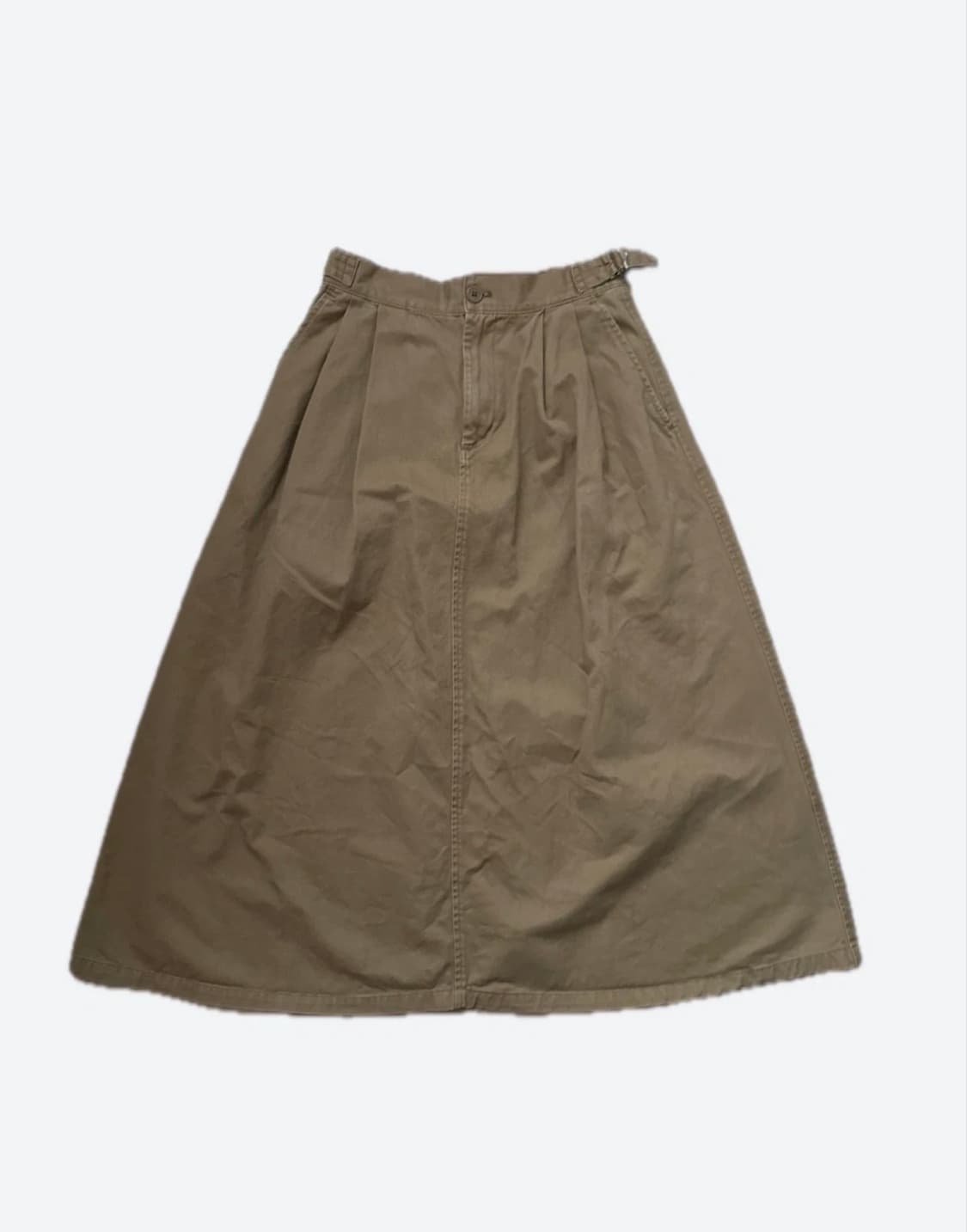 일본)카멜컬러 롱스커트 상품이미지1