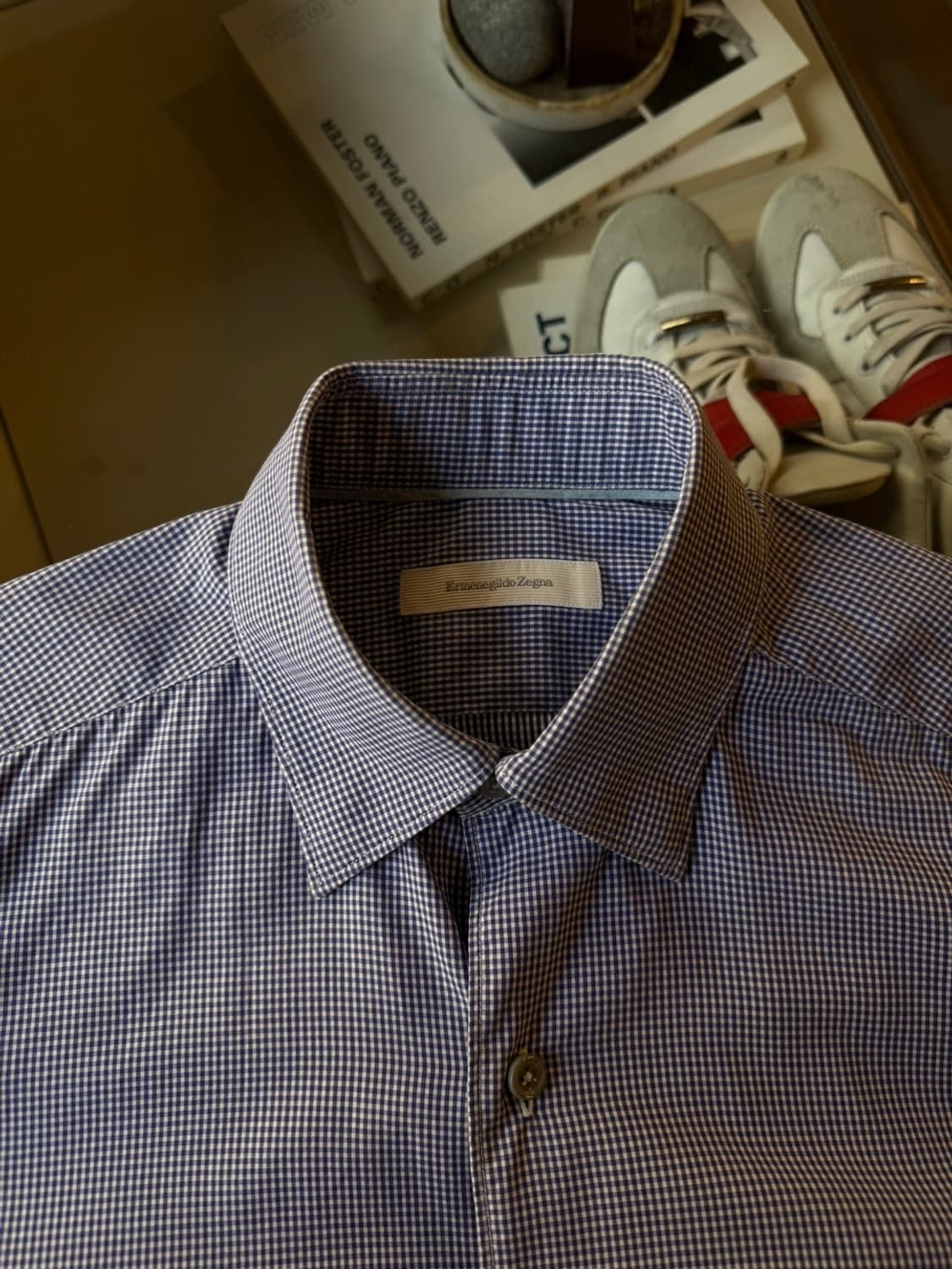 에르메네질도 제냐 드레스 셔츠 슬림100 상품이미지7