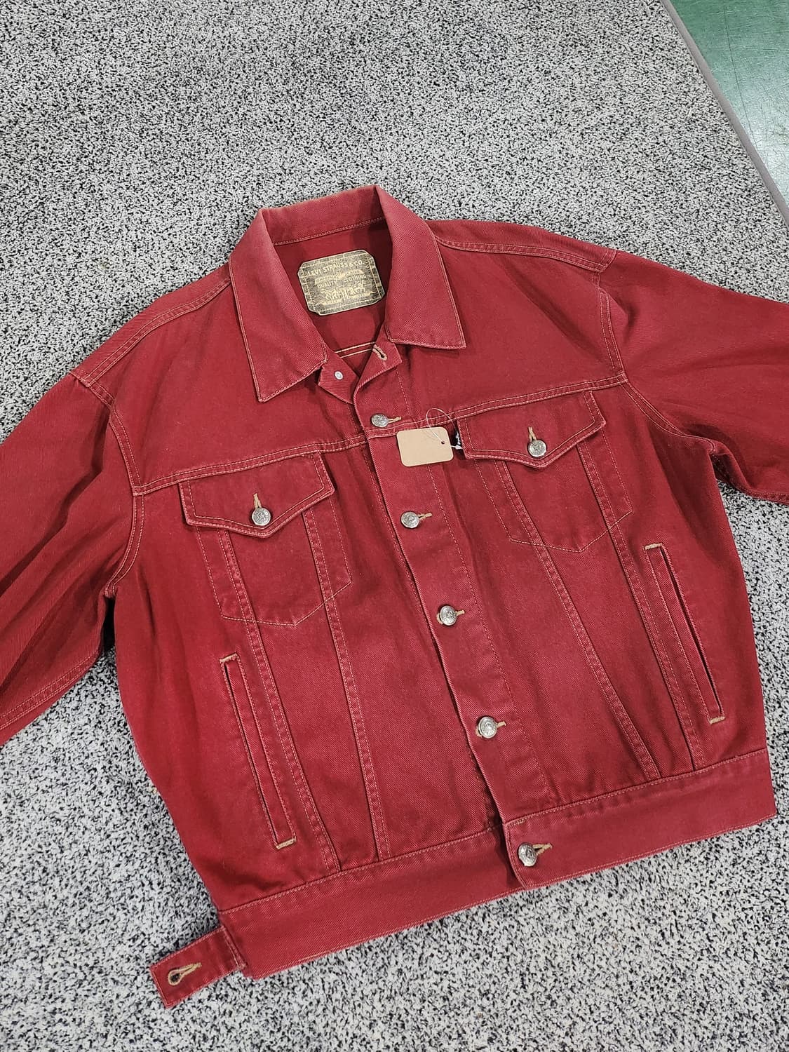 리바이스(Levi's) 레드 데님 재킷 (트러커 재킷) 상품이미지1