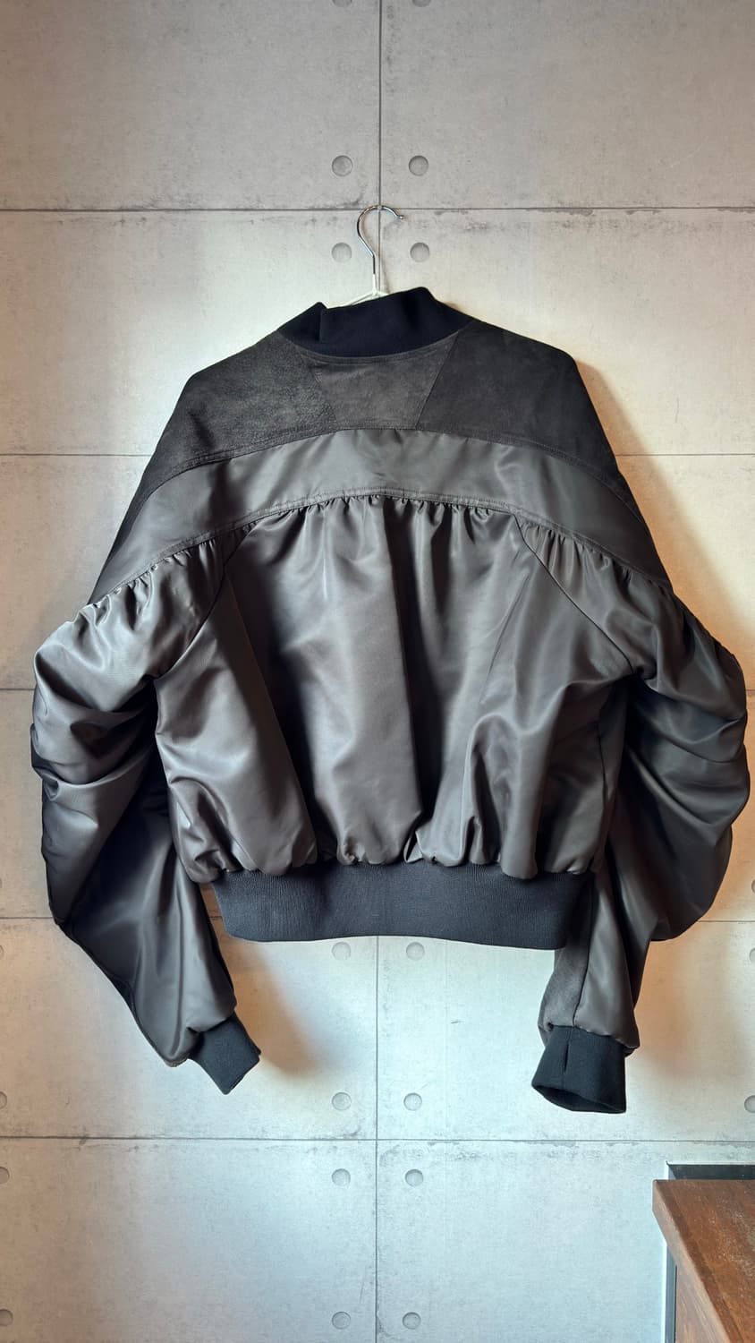 Cmmawear 브라운 스웨이드 봄버 재킷 상품이미지2