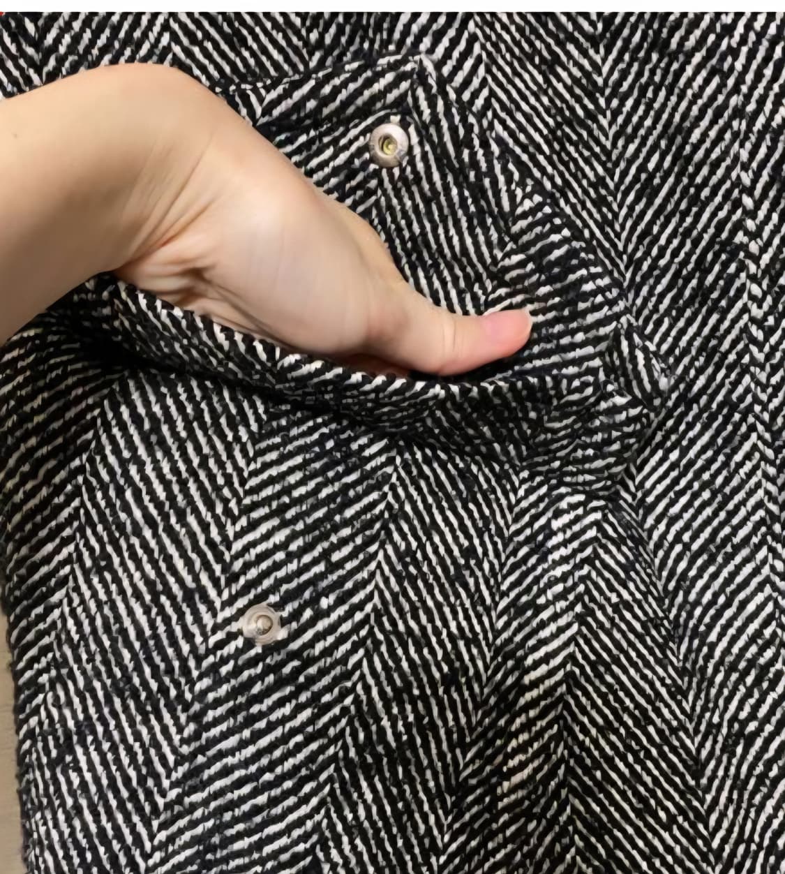 정품 사카이 sacai헤링본 플레어 스커트 55-66 상품이미지6