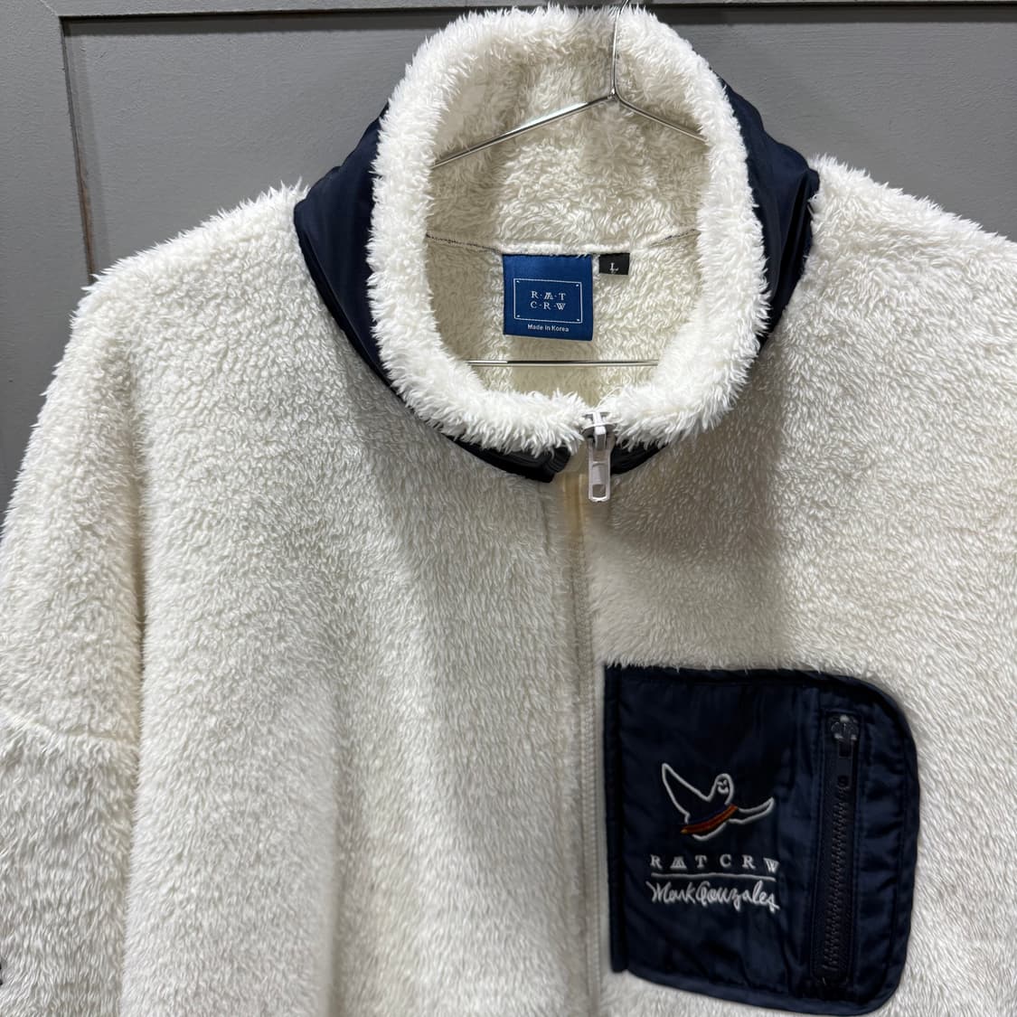 L 로멘틱크라운x마크곤잘레스 플리스 뽀글이 집업 자켓 상품이미지3