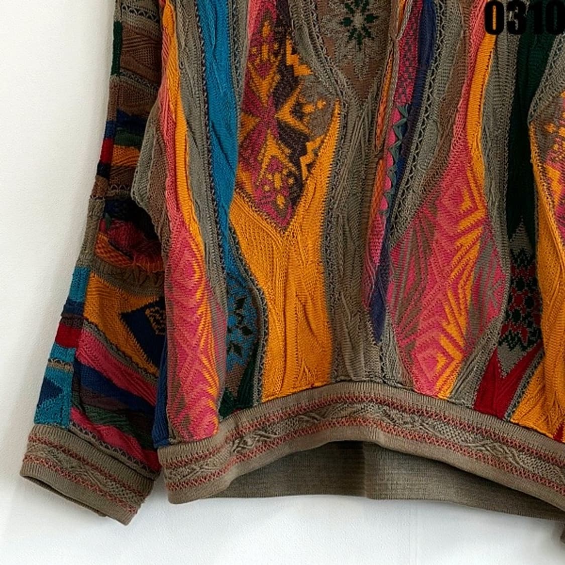 쿠지 케이블 니트 100 0310 상품이미지3