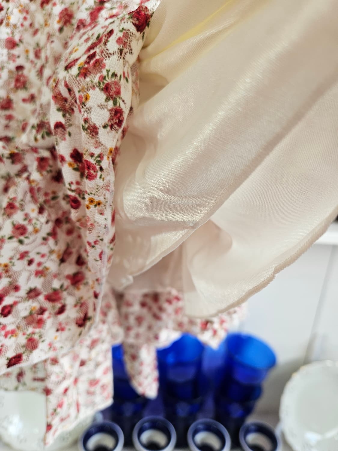 리즈리사(LIZ LISA) 잔꽃 셔링 레이스 튜닉 상품이미지7