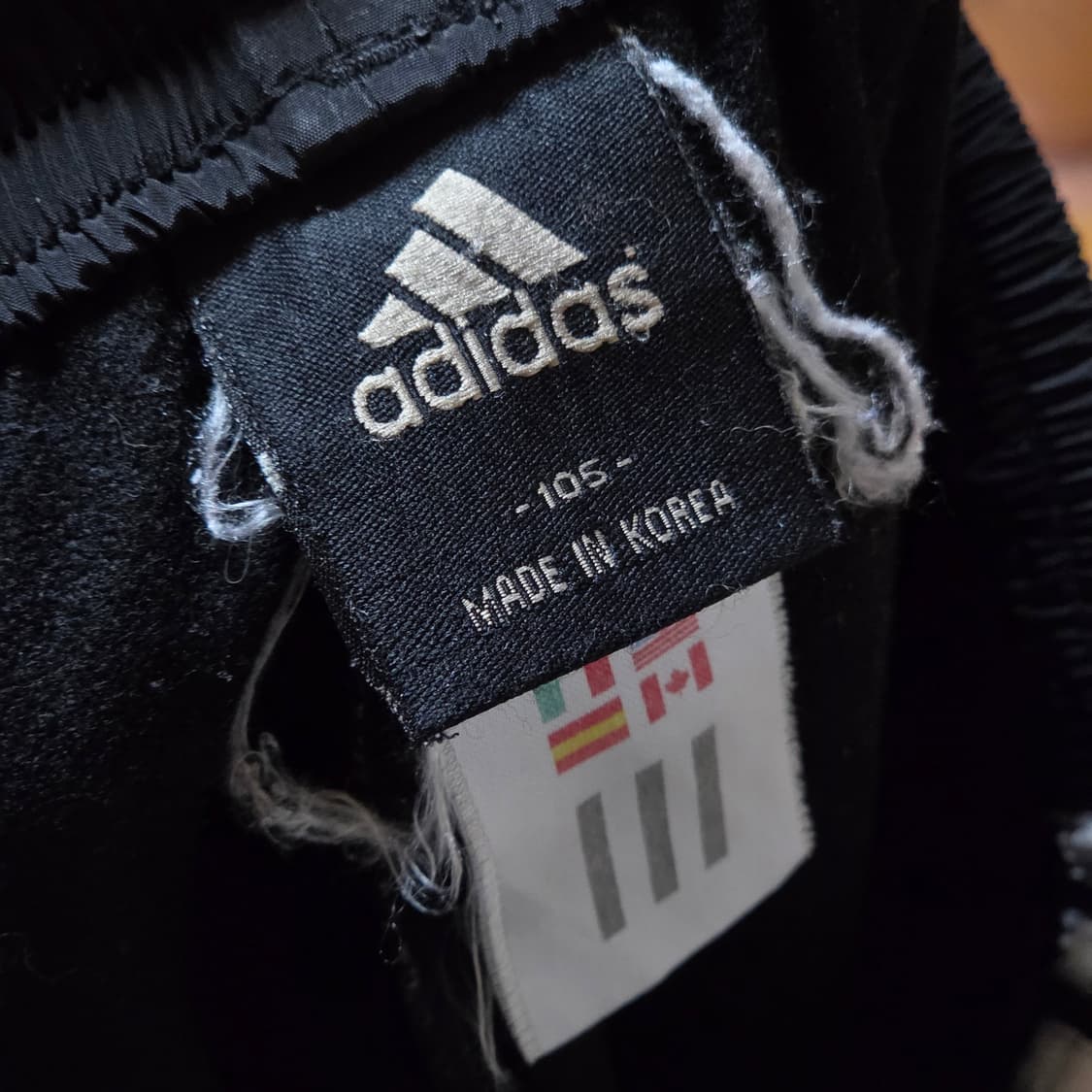 아디다스 블랙 삼선 스타 프린팅 트랙 팬츠 상품이미지8