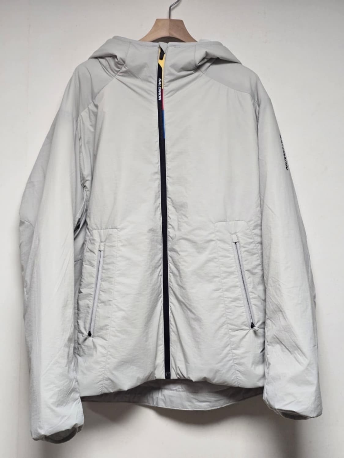살로몬 모디세이 패딩자켓 라이트 그레이 XL 상품이미지1