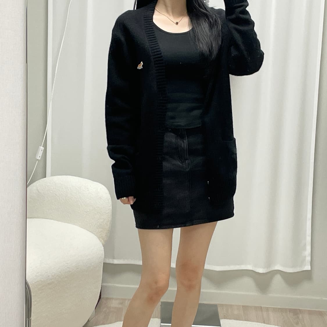 메종키츠네 베이비폭스 울 가디건 상품이미지9