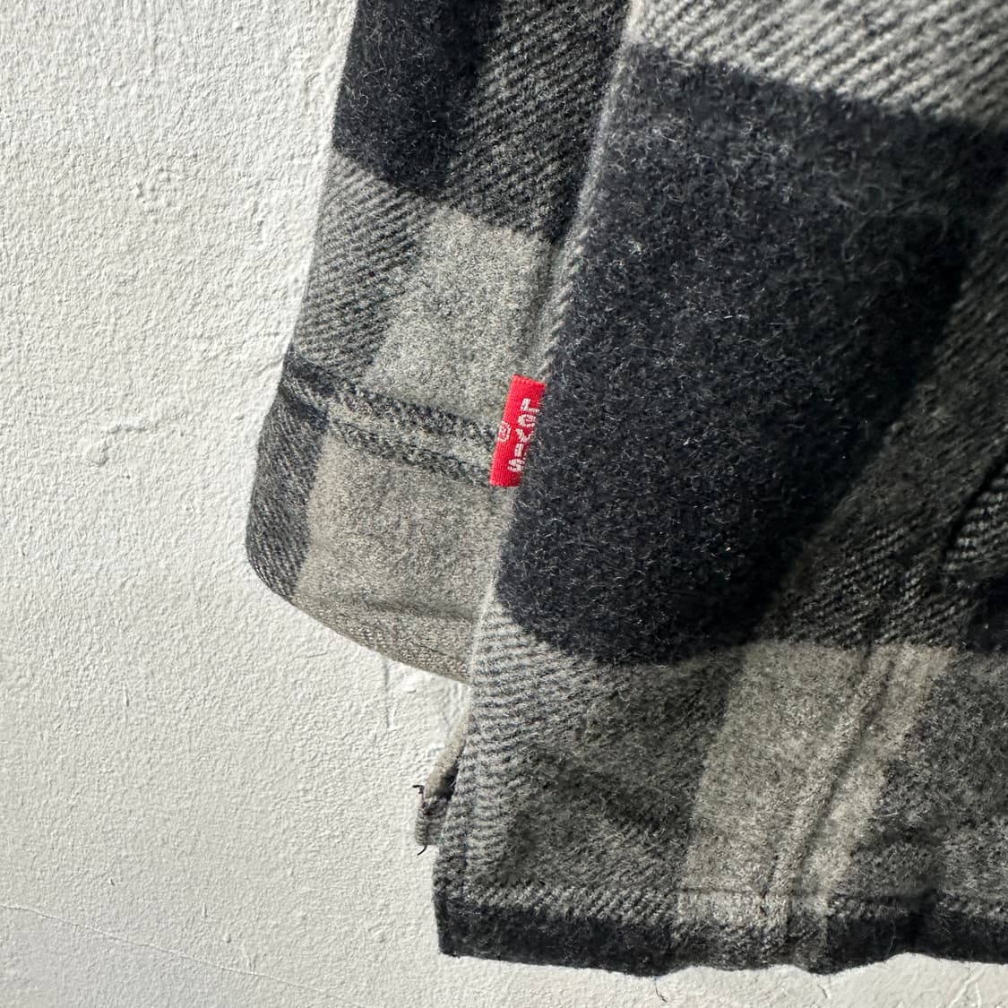 리바이스 체크 울자켓 XL 상품이미지3