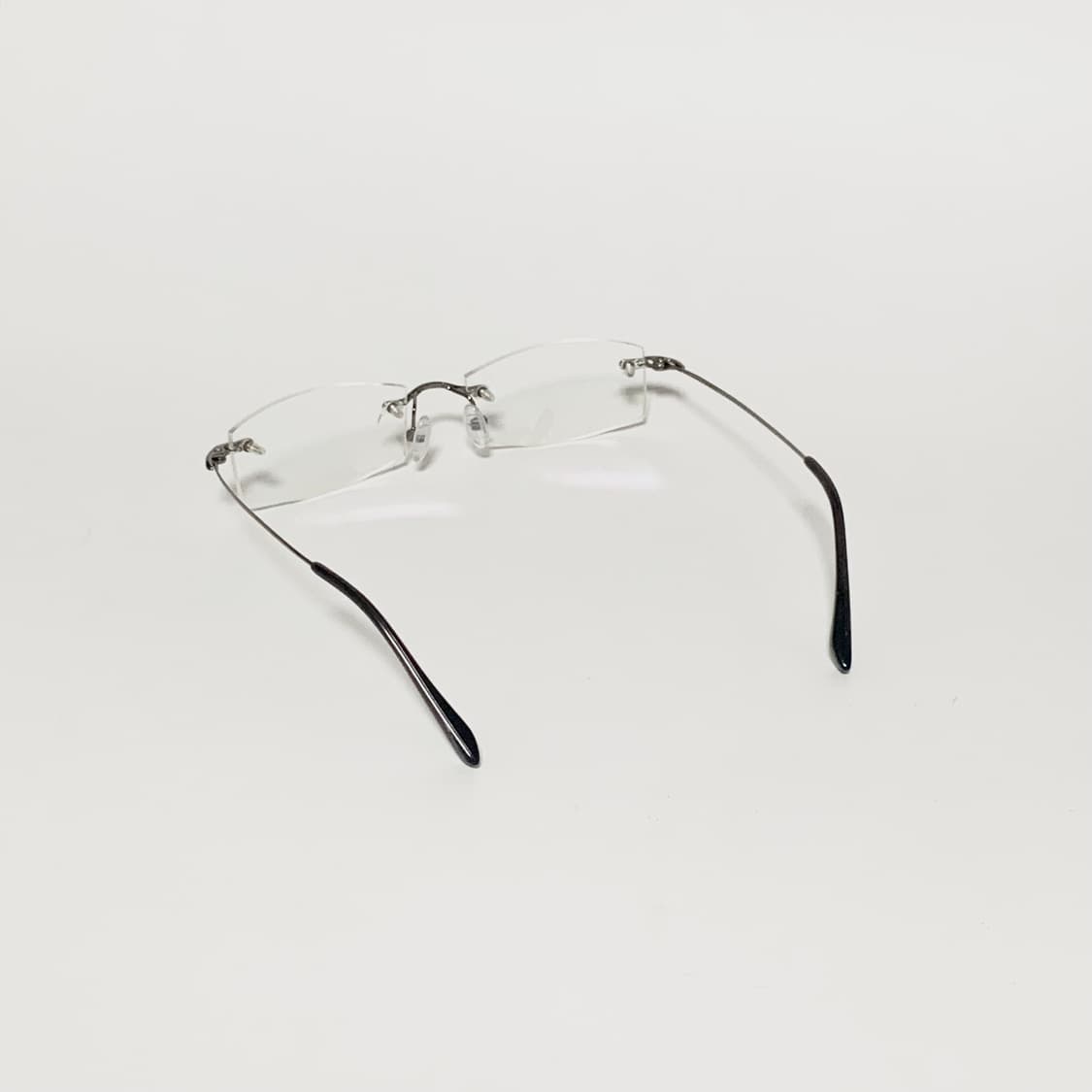 953 데드스탁 빈티지안경 무테 안경테 극슬림 건메탈 픽키 상품이미지5