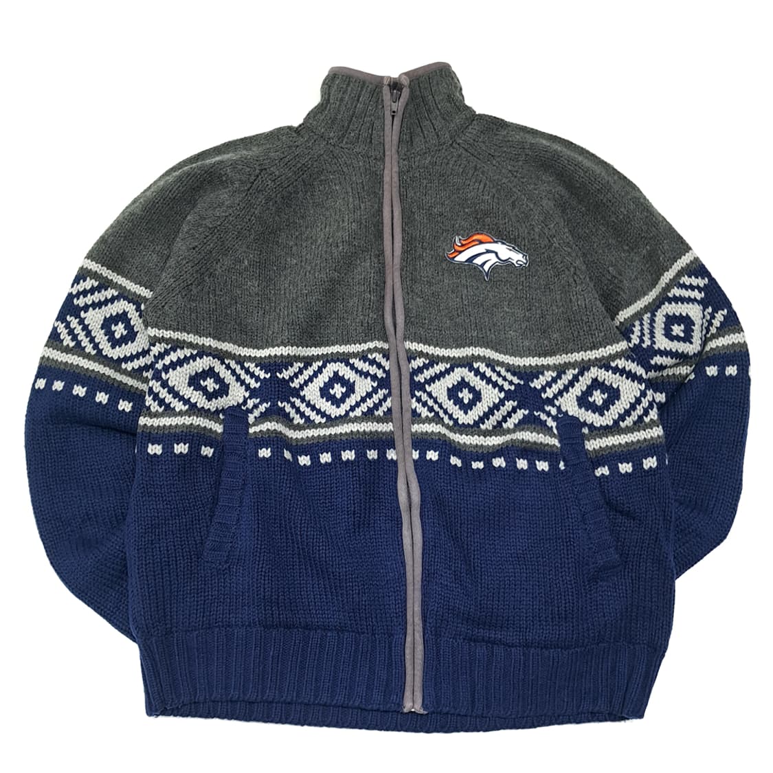 CL318 L NFL 00s 울 페어아일 니트 자켓 아우터 상품이미지1