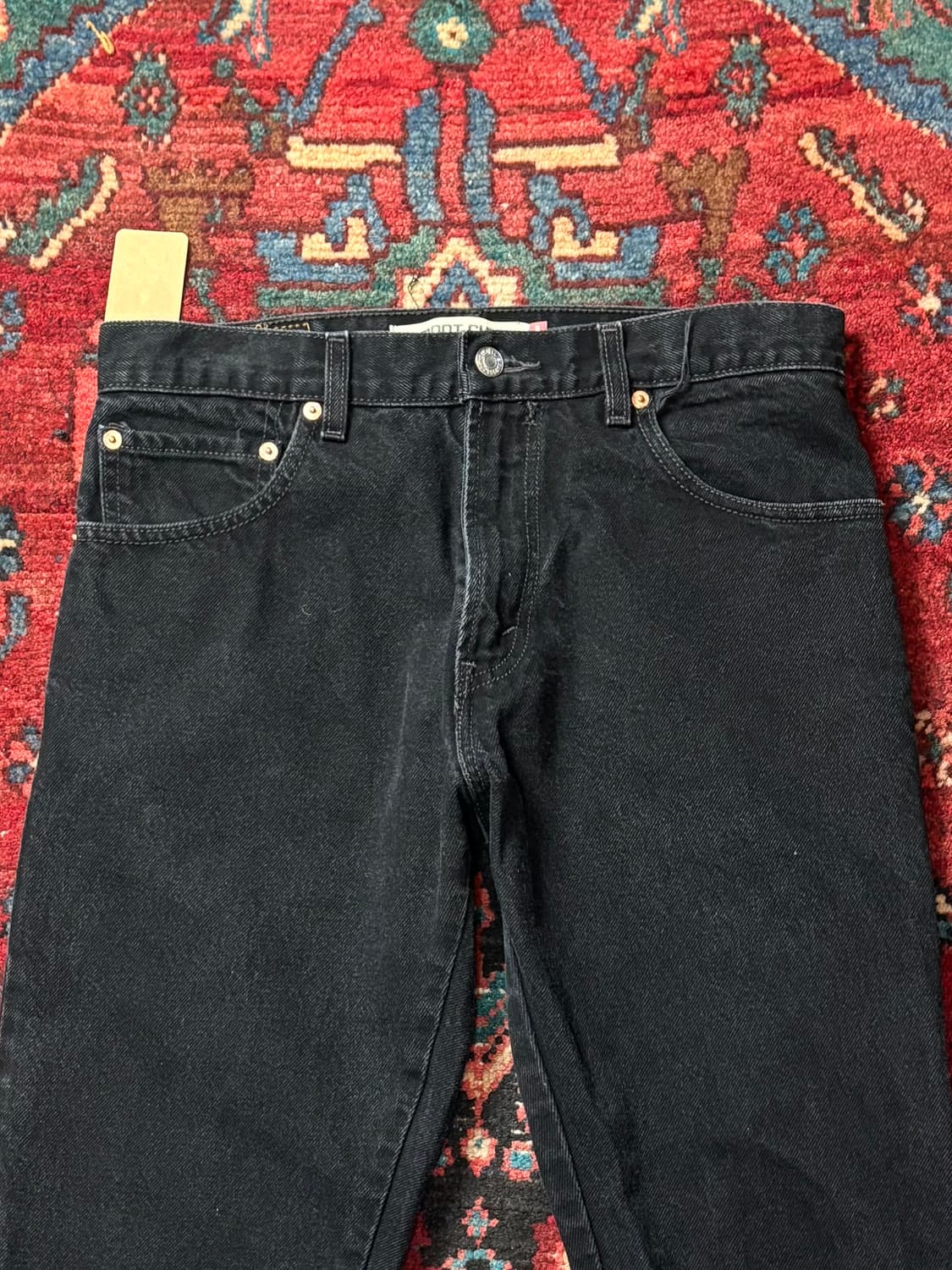 00's 빈티지 리바이스 517 블랙 플레어진 상품이미지5