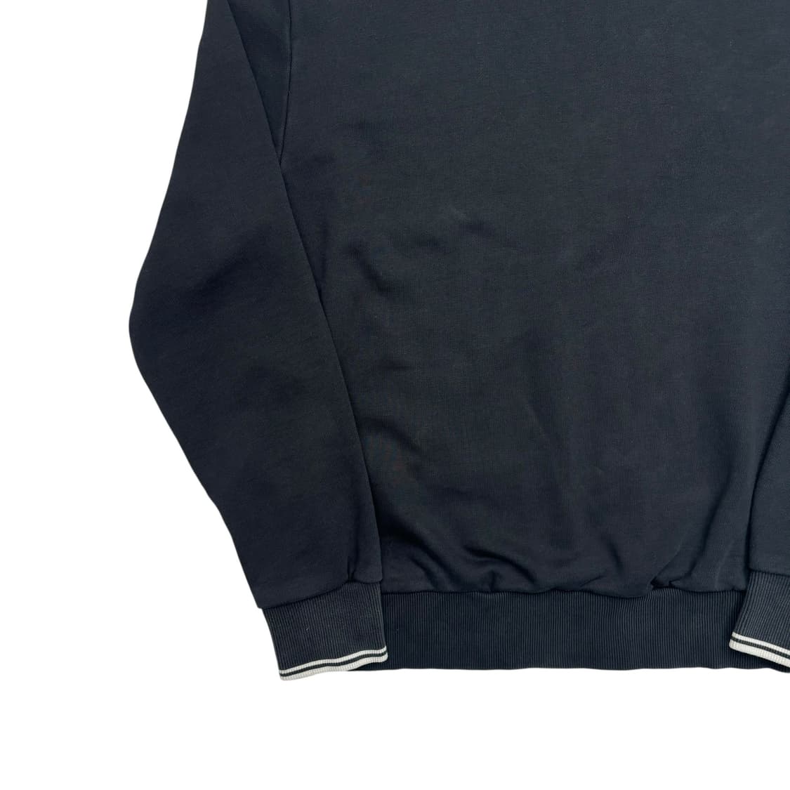 프레드 페리 자수 로고 블랙 스웻셔츠 L 상품이미지6