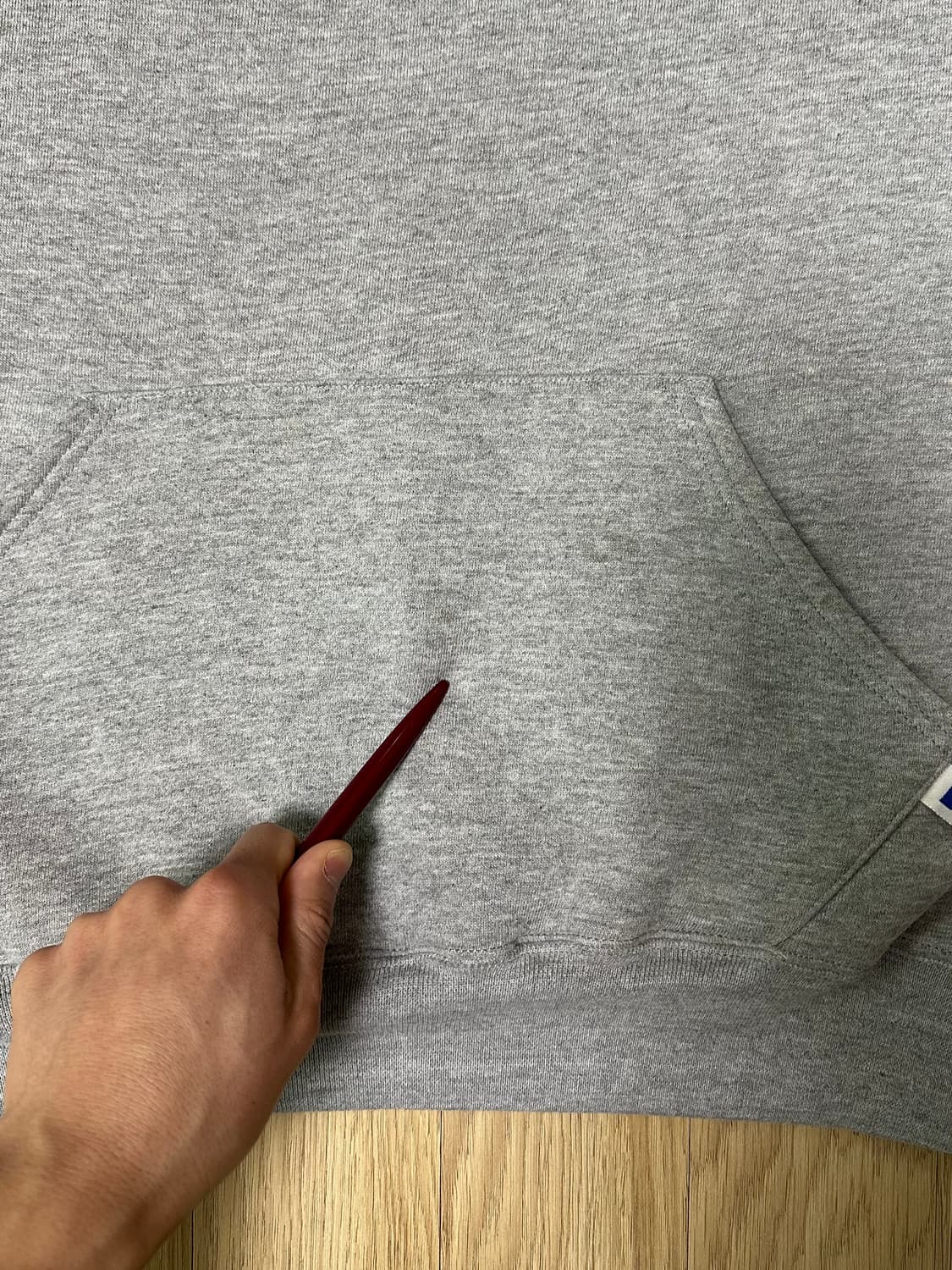 90s 빈티지 러셀 후드 그레이 XL 상품이미지8