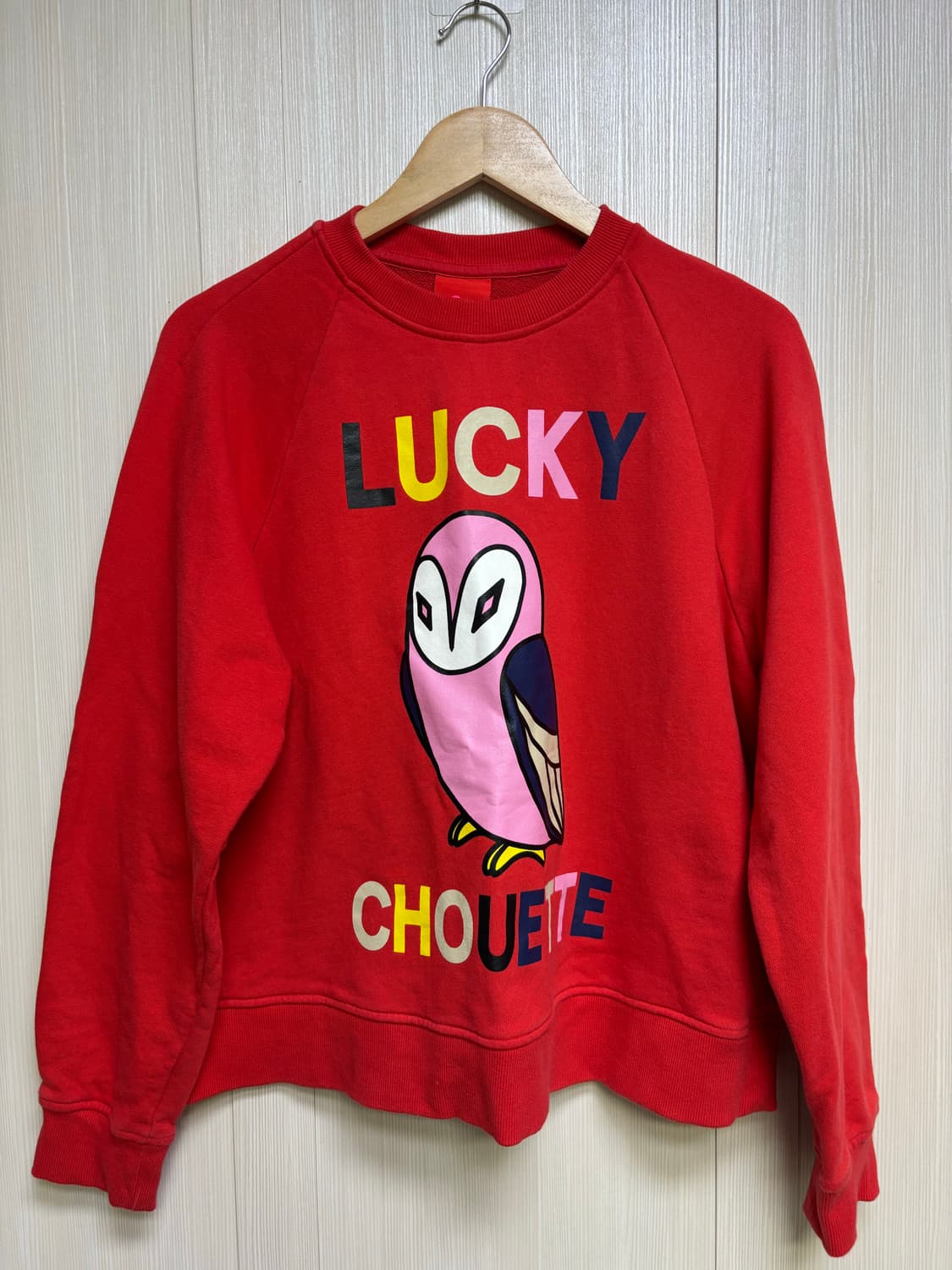 Lucky Chouette 오울 그래픽 맨투맨 상품이미지4