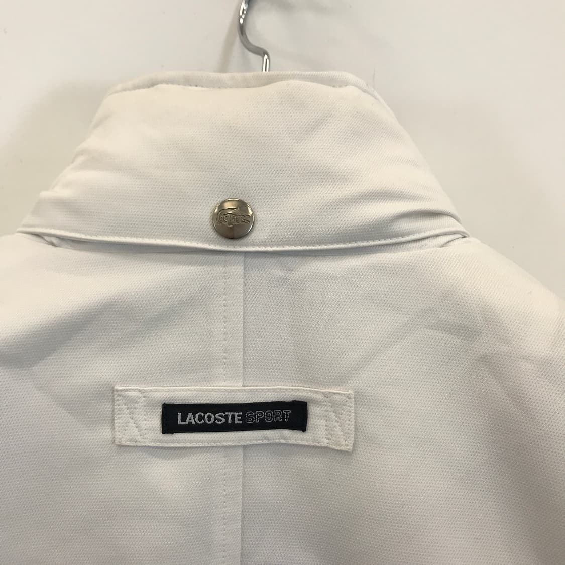 라코스테 폴리쉘 화이트 우븐자켓 [여성95] 상품이미지4